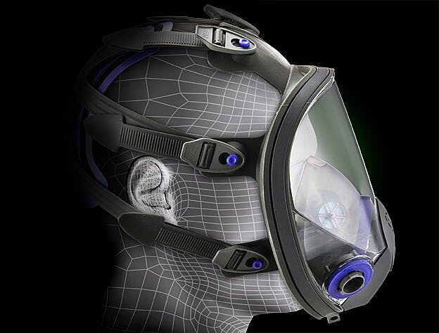 3M™ Ultimate FX Full Facepiece Reusable Respirator FF-402, Medium, 4 ea/Case