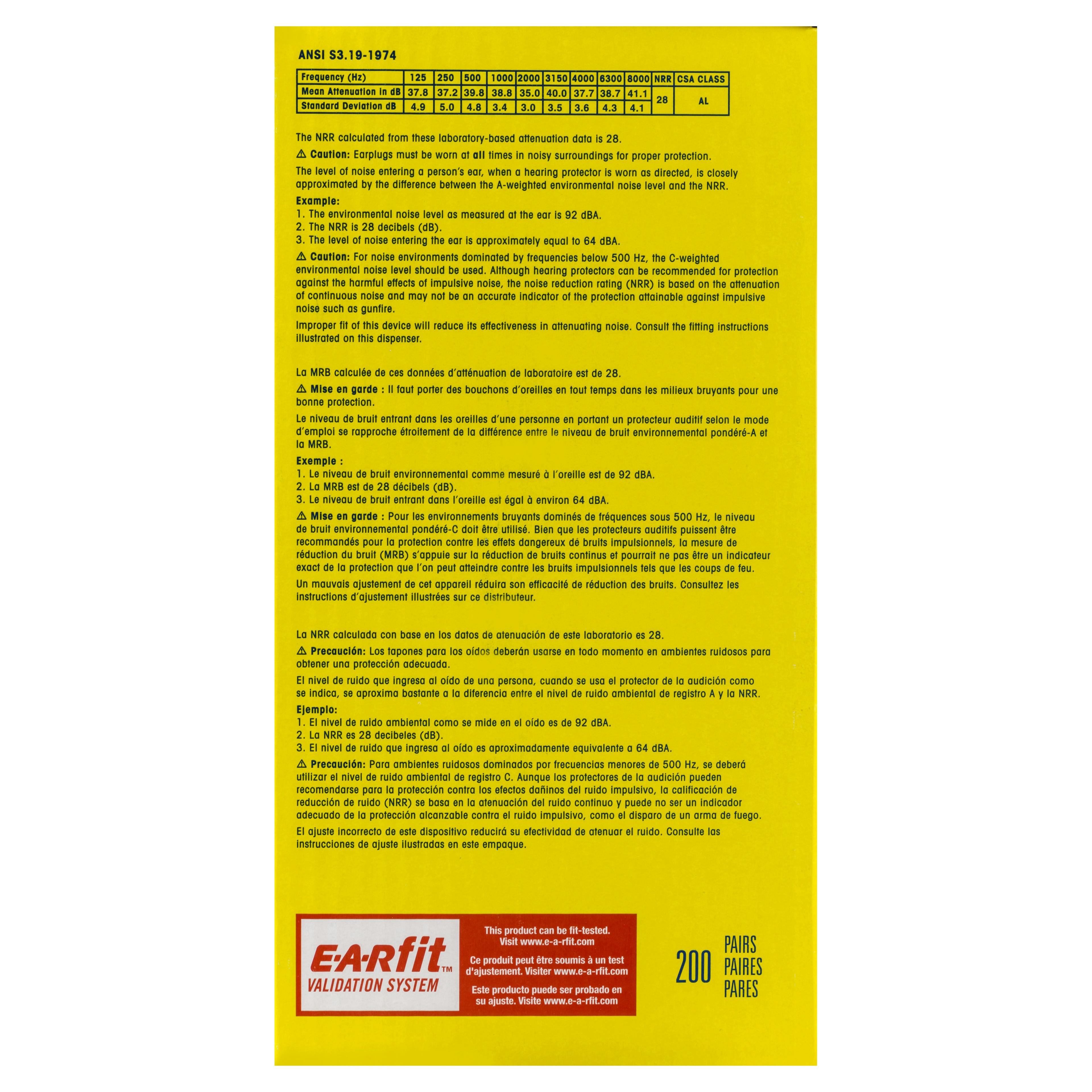 3M™ E-A-R™ Push-Ins™ Uncorded Earplugs, Poly Bag 318-1002_0