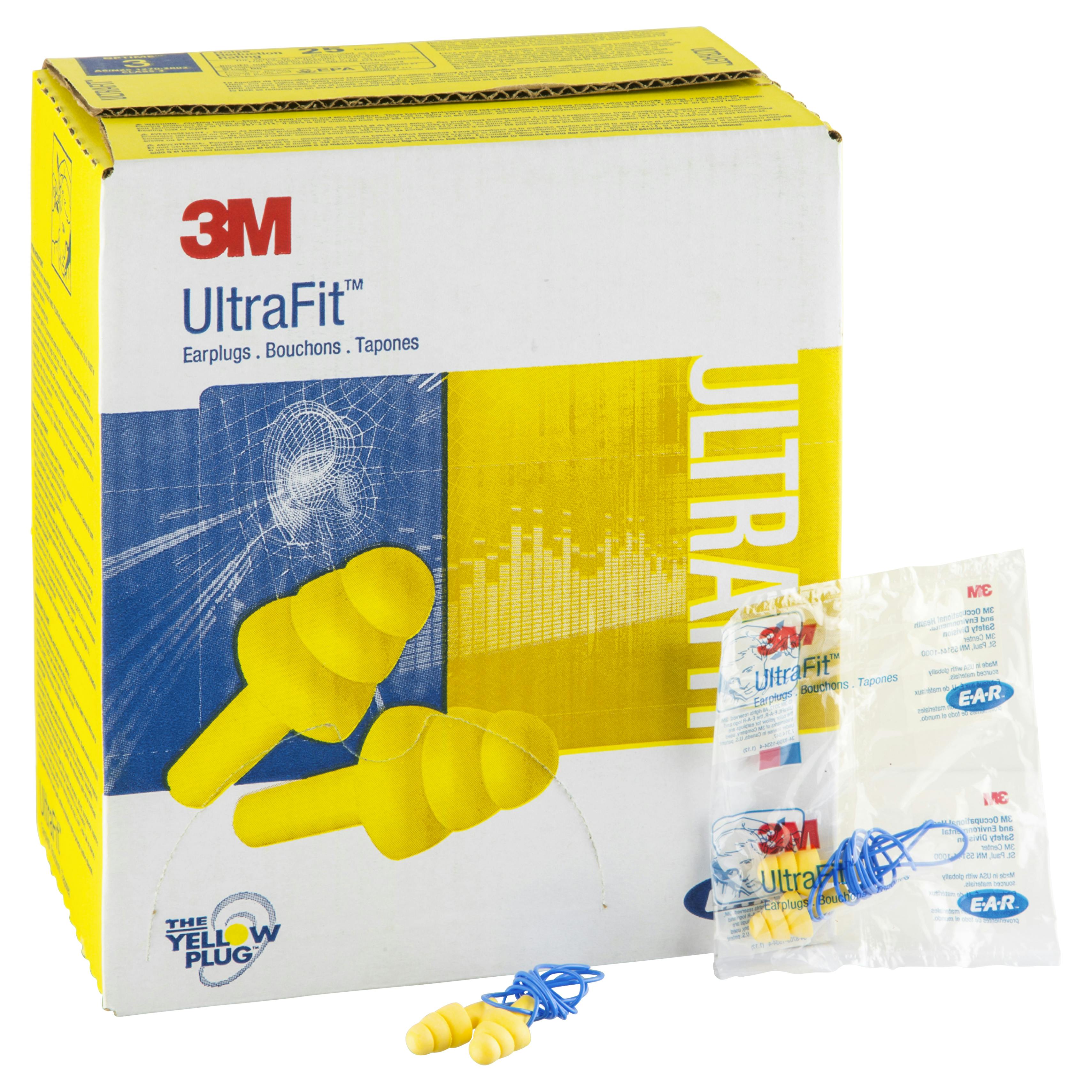 3M™ E-A-R™ UltraFit™ Corded Earplugs, Poly Bag 340-4004_0