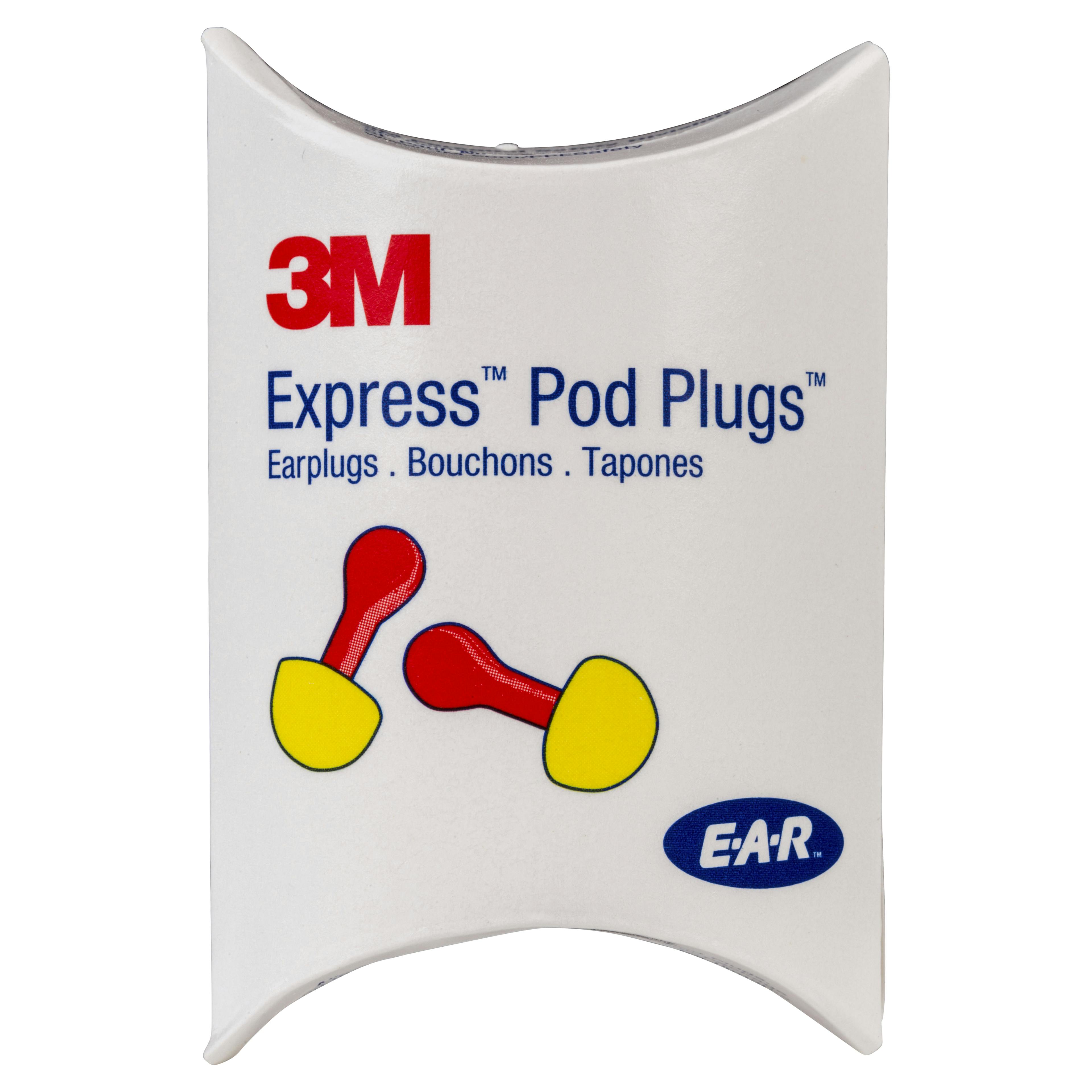 3M™ E-A-R™ Express Assorted Uncorded Earplugs, Pillow Pack 321-3200_0