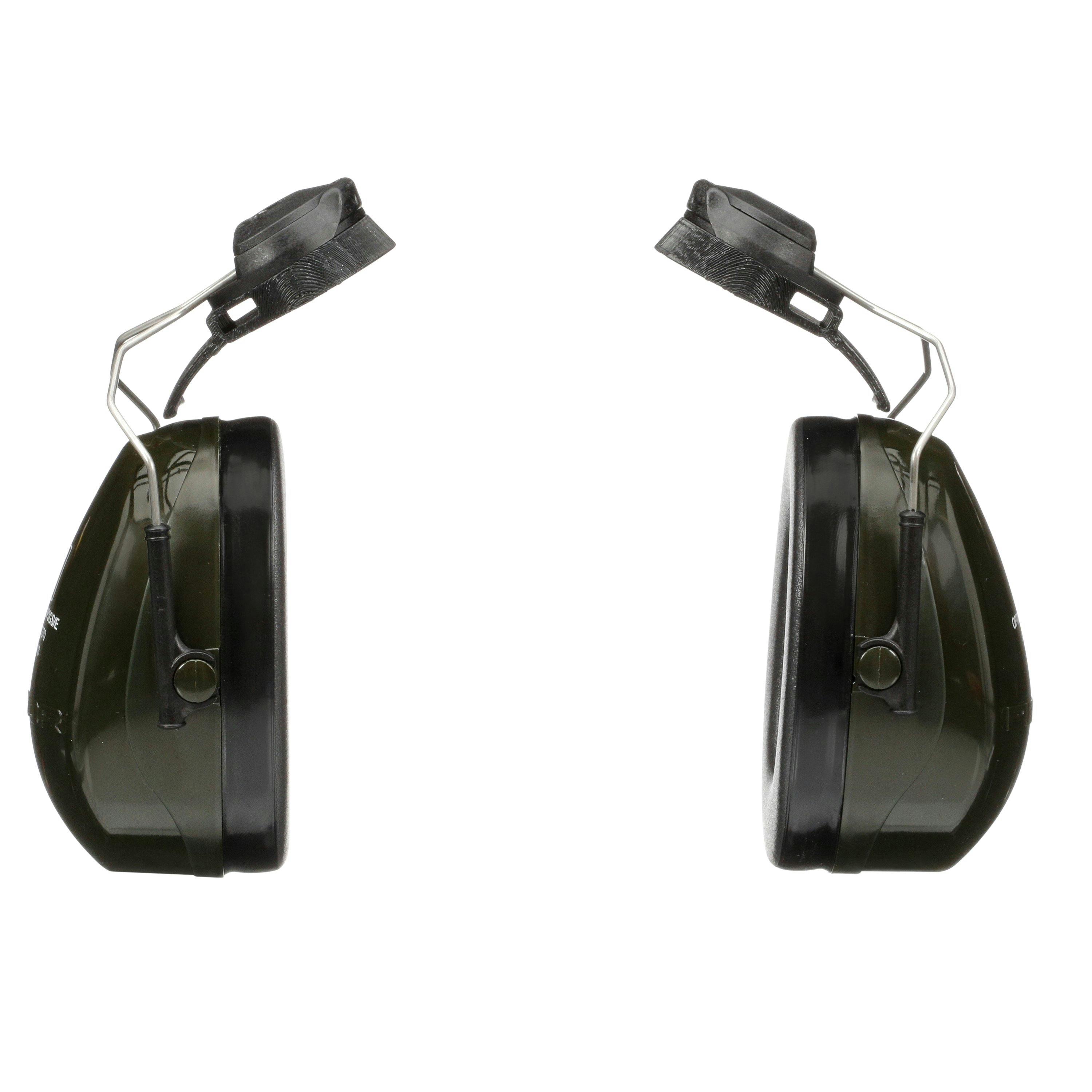 3M™ PELTOR™ Optime™ II Helmet Attach Earmuff H520P3GS/E, Green, Class 5 SLC80 29dB, 10 ea/Case_0