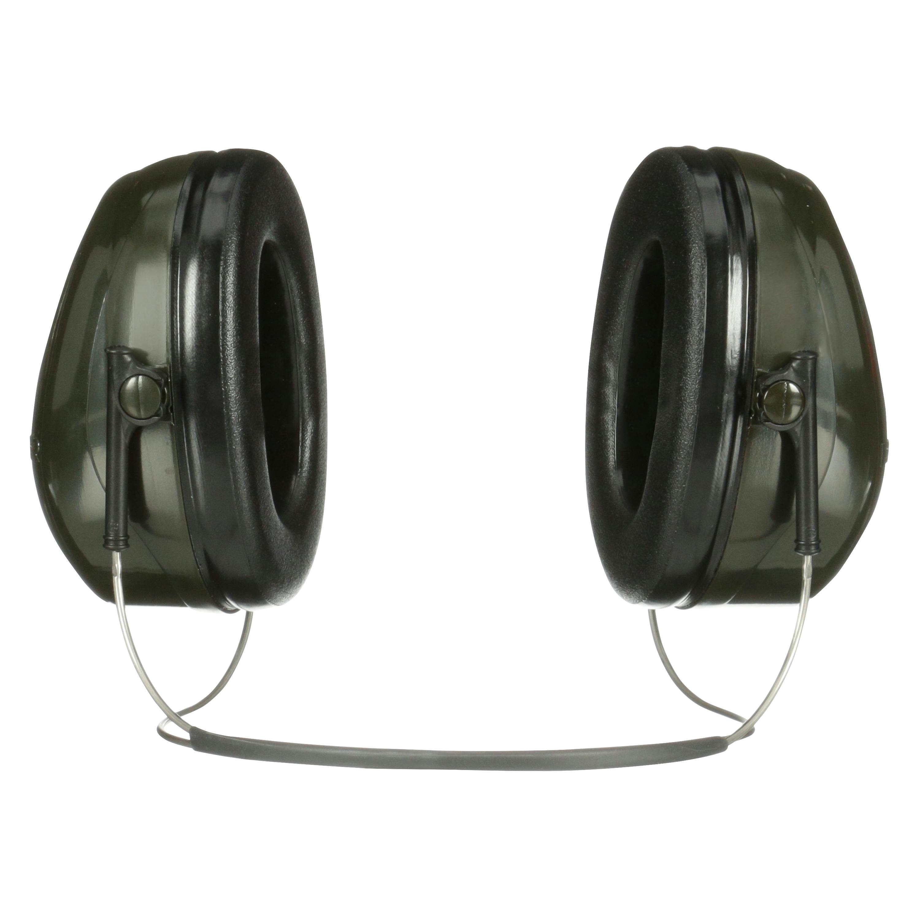 3M™ PELTOR™ Optime™ II Neckband Format Earmuff H520B, Green, Class 5 SLC80 27dB 10 ea/Case