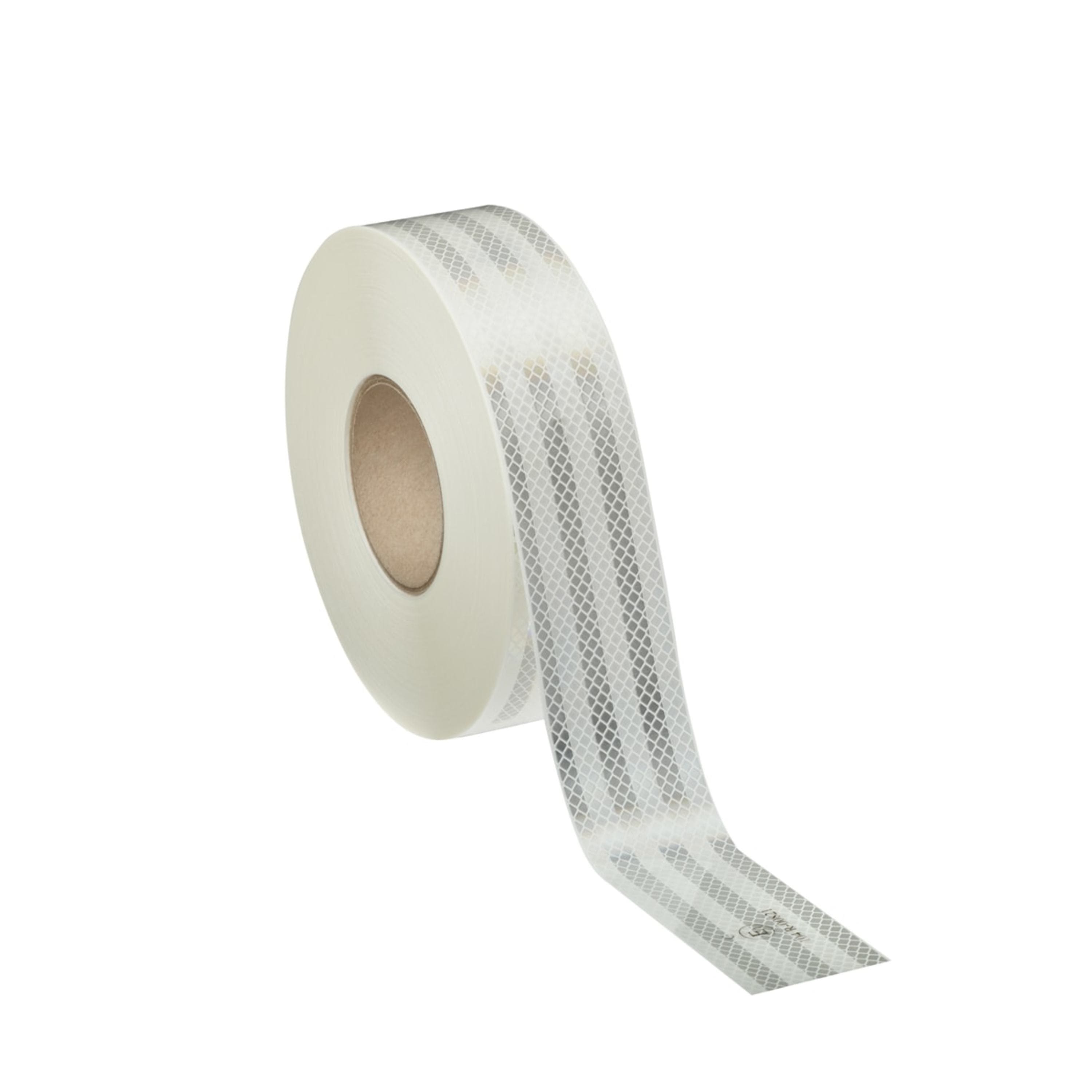 3M Diamond Grade Conspicuity Markings 983-10, White, 2 in x 50 yd, 6/Carton, kiss-cut every 12 in_0