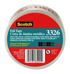 Scotch Foil Tape 3326-A, 2.5 in x 60 yd (63.5 mm x 54,8 m)