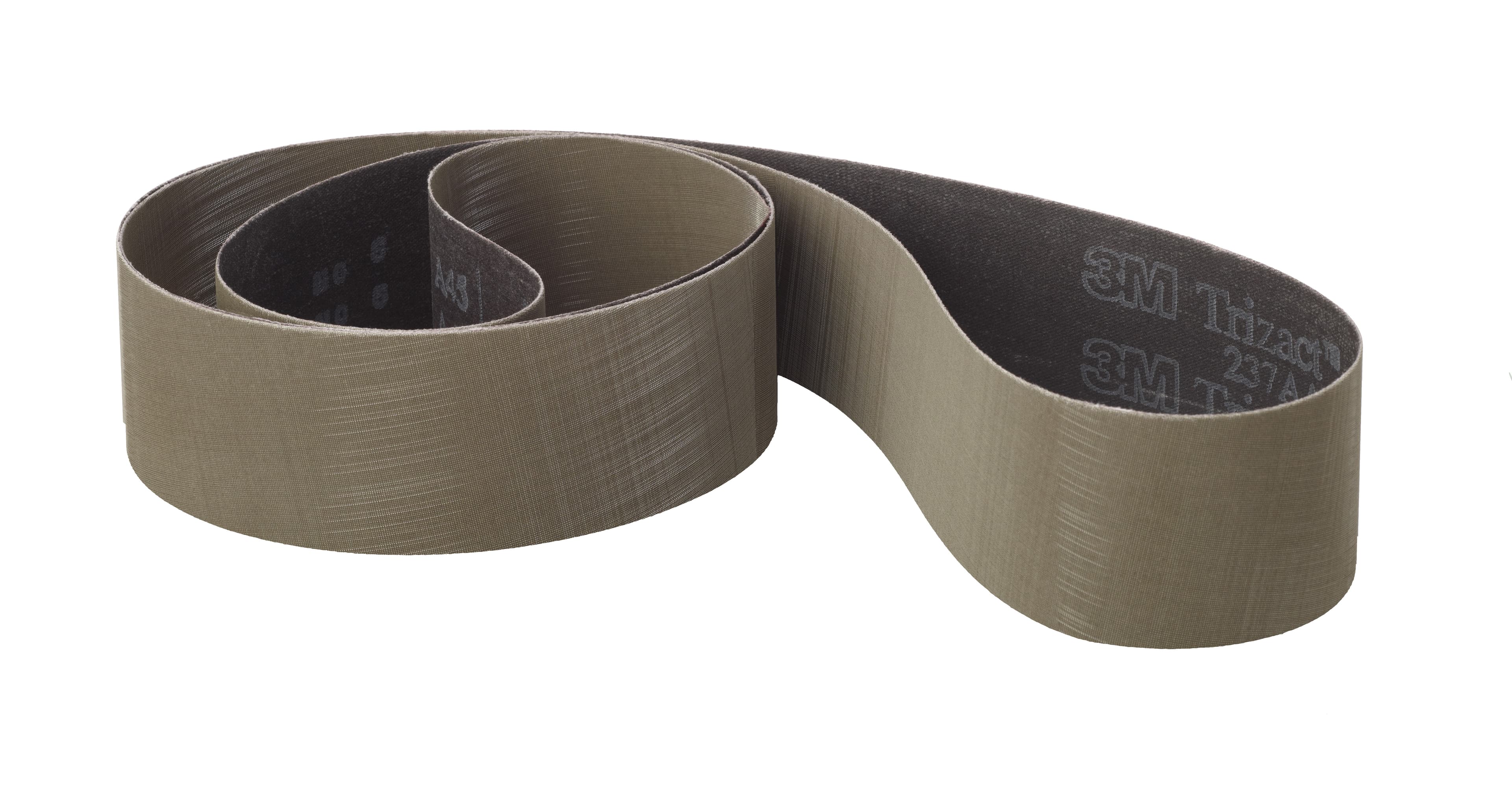 3M Trizact Cloth Belt 237AA, A30 X-weight, 3 in x 24 in, Film-lok, Full-flex