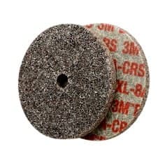 Scotch-Brite EXL Unitized Wheel, XL-UW, 8A Coarse, 3 in x 1/2 in x 1/4 in