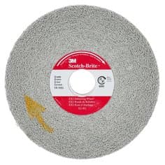 Scotch-Brite EX2 Deburring Wheel, 6 in x 1/2 in x 1 in 8S FIN