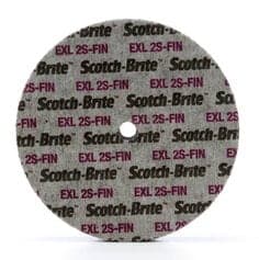 Scotch-Brite EXL Unitized Wheel, XL-UW, 2S Fine, 6 in x 1/4 in x 1 in, SPR 17773A