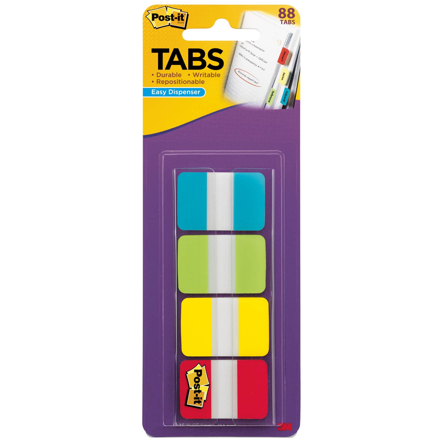 Post-it Tabs 686-ALYR1IN, 1 in. x 1.5 in. (25,4 mm x 38,1 mm)_4