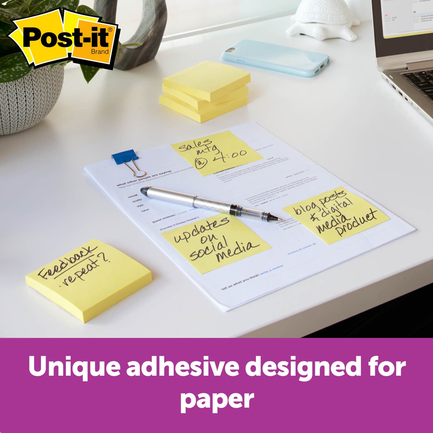 Post-it Notes 654-2700-YW