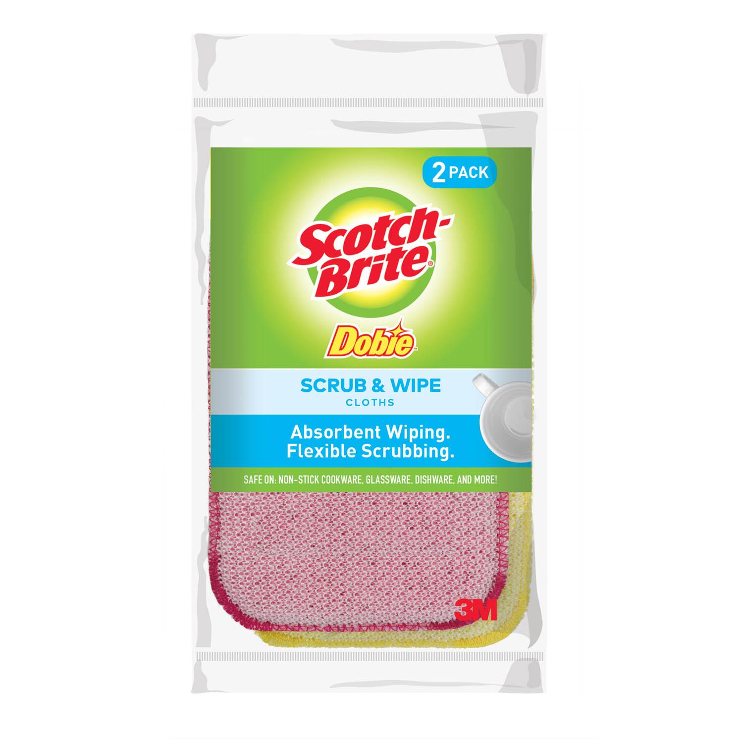 Scotch-Brite¬Æ Dobie‚Ñ¢ Scrub & Wipe Cloth 9057-2, 12/2