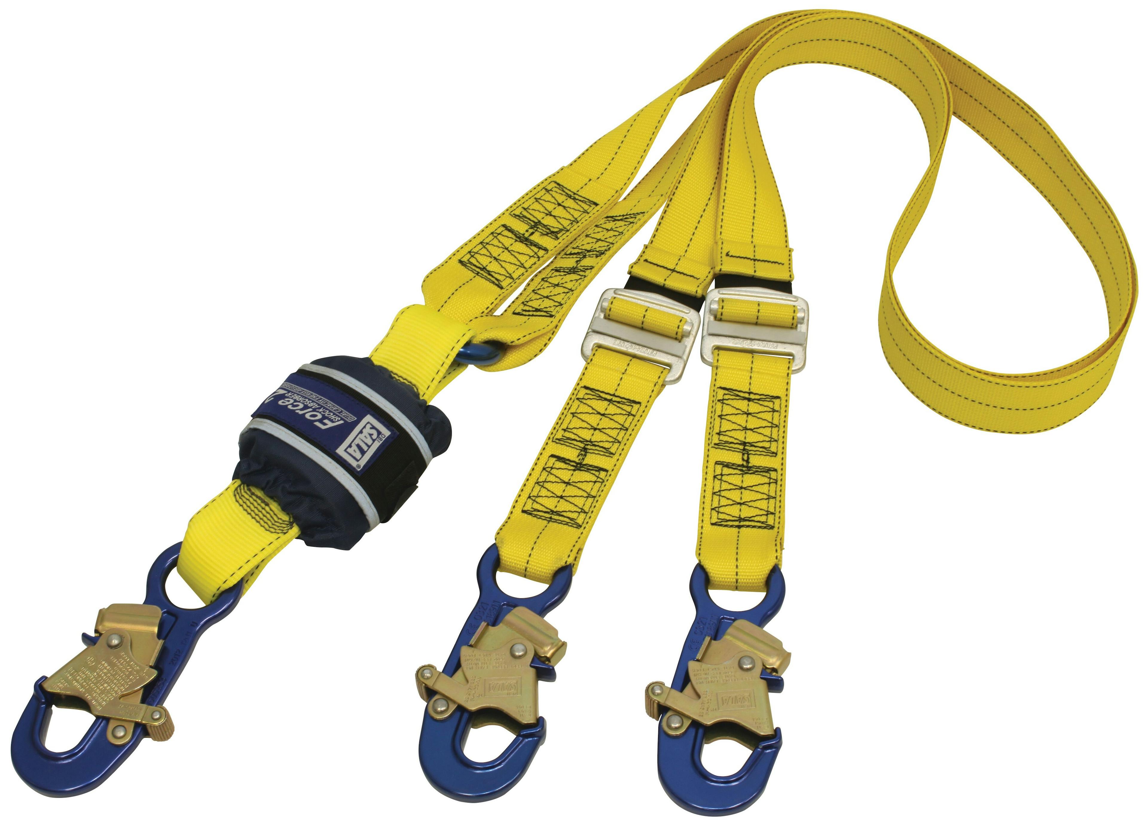 3M™ DBI-SALA® Force2™ Adjustable Shock Absorbing Webbing Lanyard - Double Tail Z13202525_0