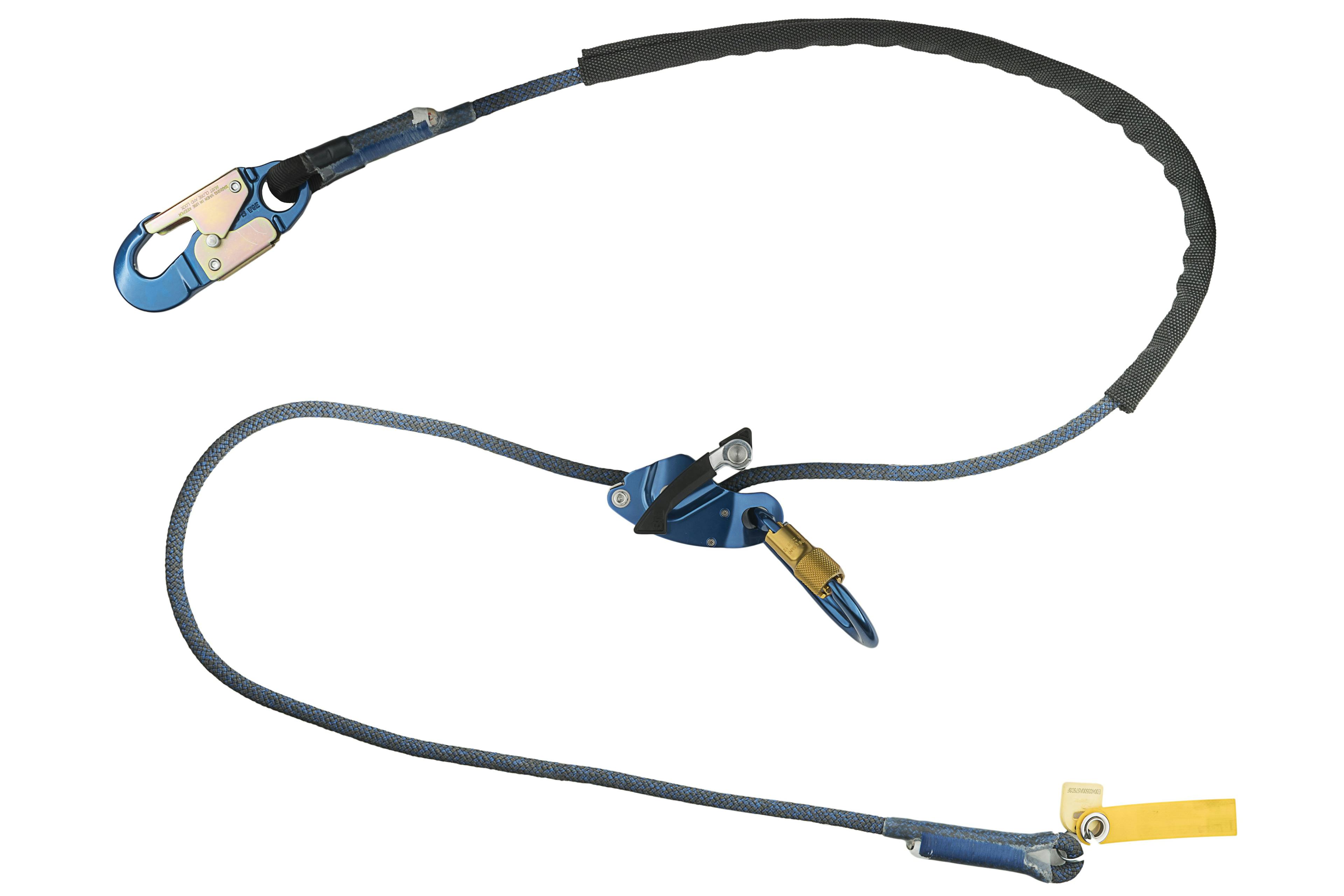 3M™ DBI-SALA® Trigger X Adjustable Rope Positioning Lanyard 1234086, Blue, 8 ft, 1 EA/Case