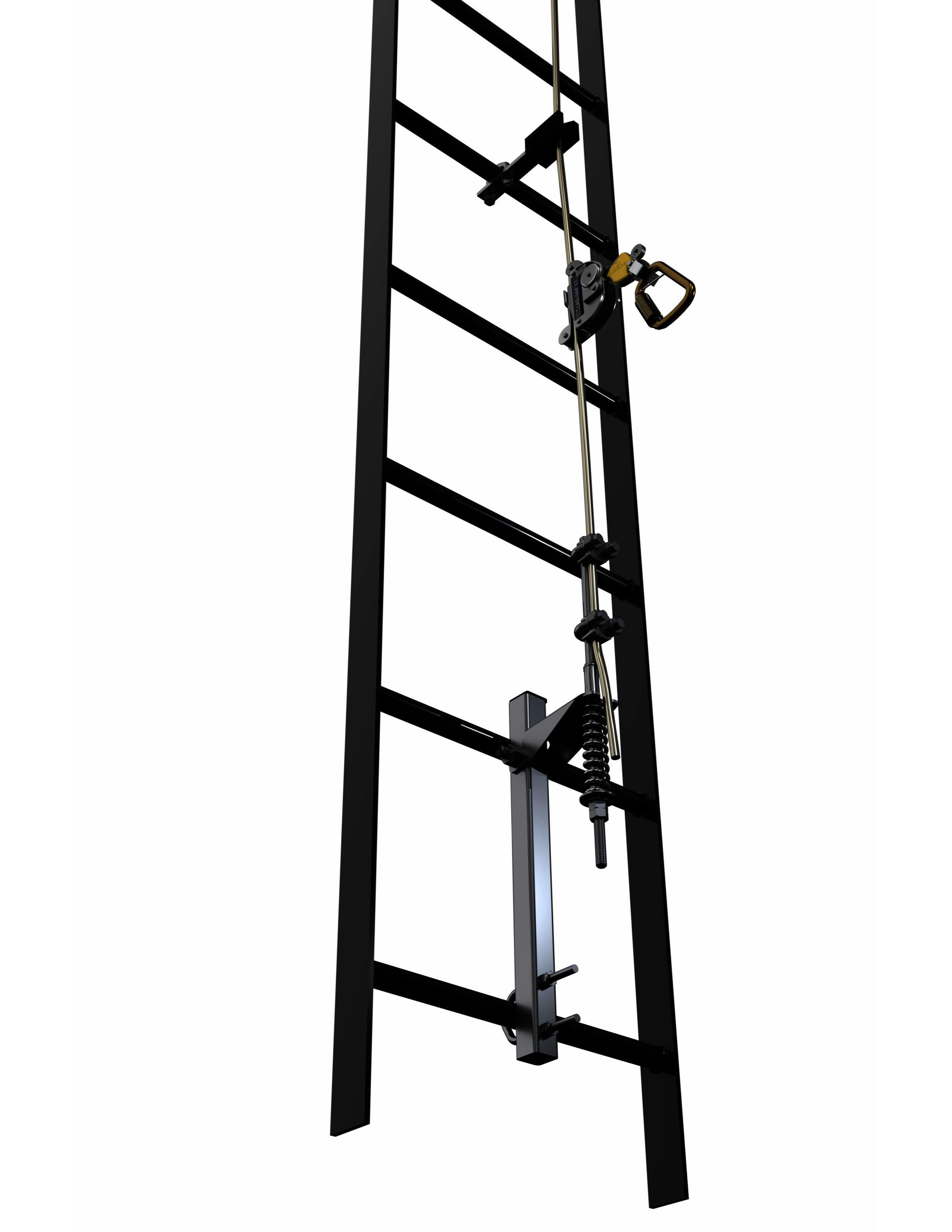3M™ DBI-SALA® Lad-Saf™ Cable Vertical Safety System Bracketry 6116631, 2 User, Galvanized Steel, 1 EA