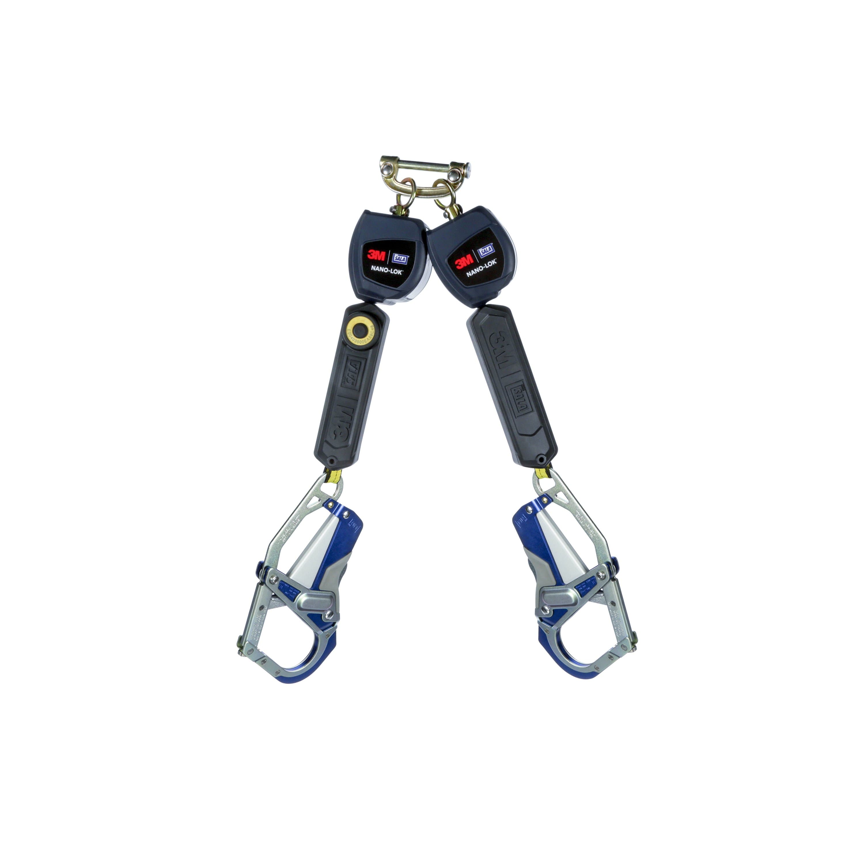 3M™ DBI-SALA® Nano-Lok™ Personal Self Retracting Lifeline, Twin-leg, Web, 3101718, 1.8m_0