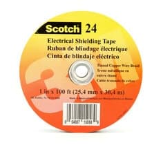 Scotch Electrical Shielding Tape 24, 1 in x 100 ft (25 mm x 30,5 m)