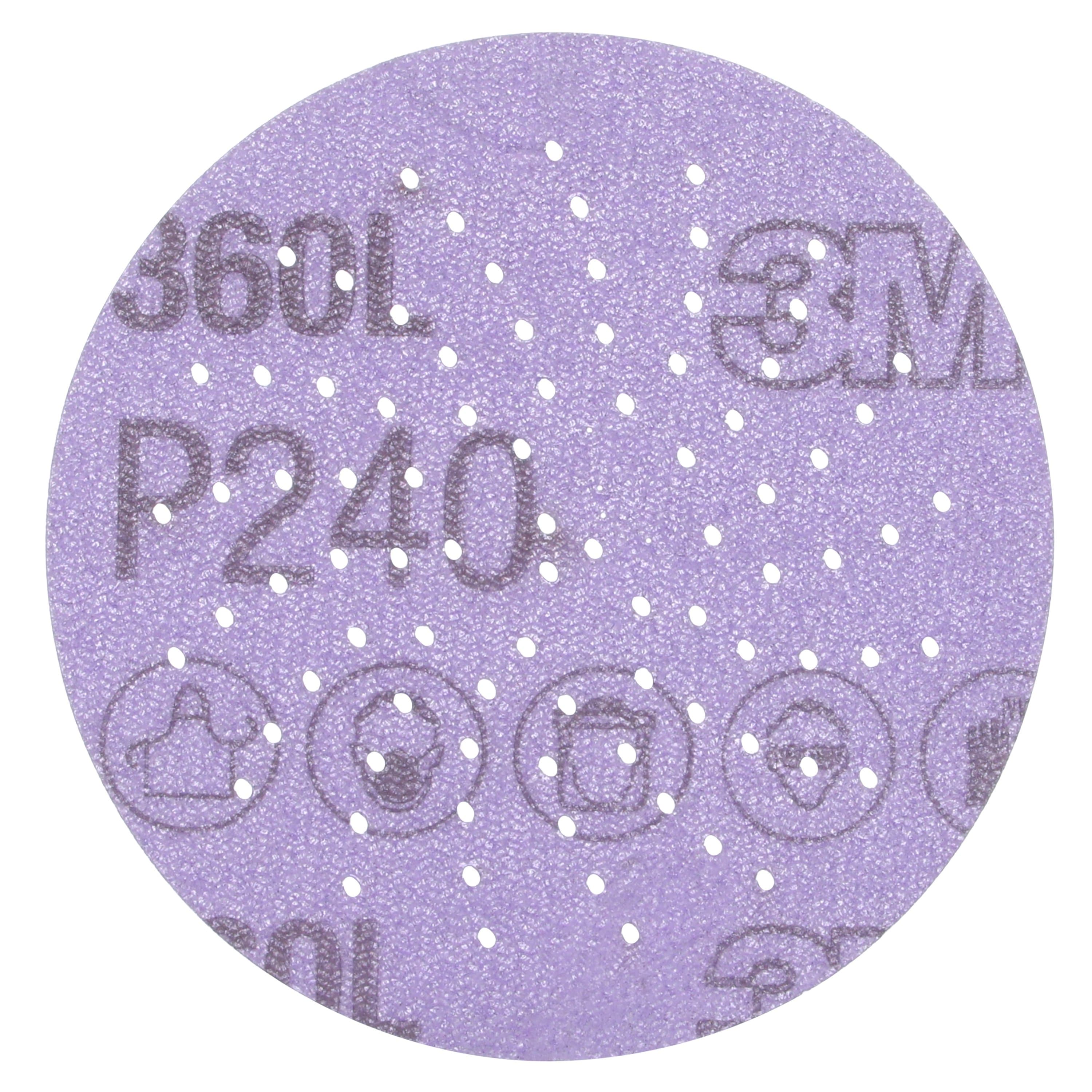 3M Xtract Film Disc 360L, P240 3MIL, 3 in, Die 300LG_3