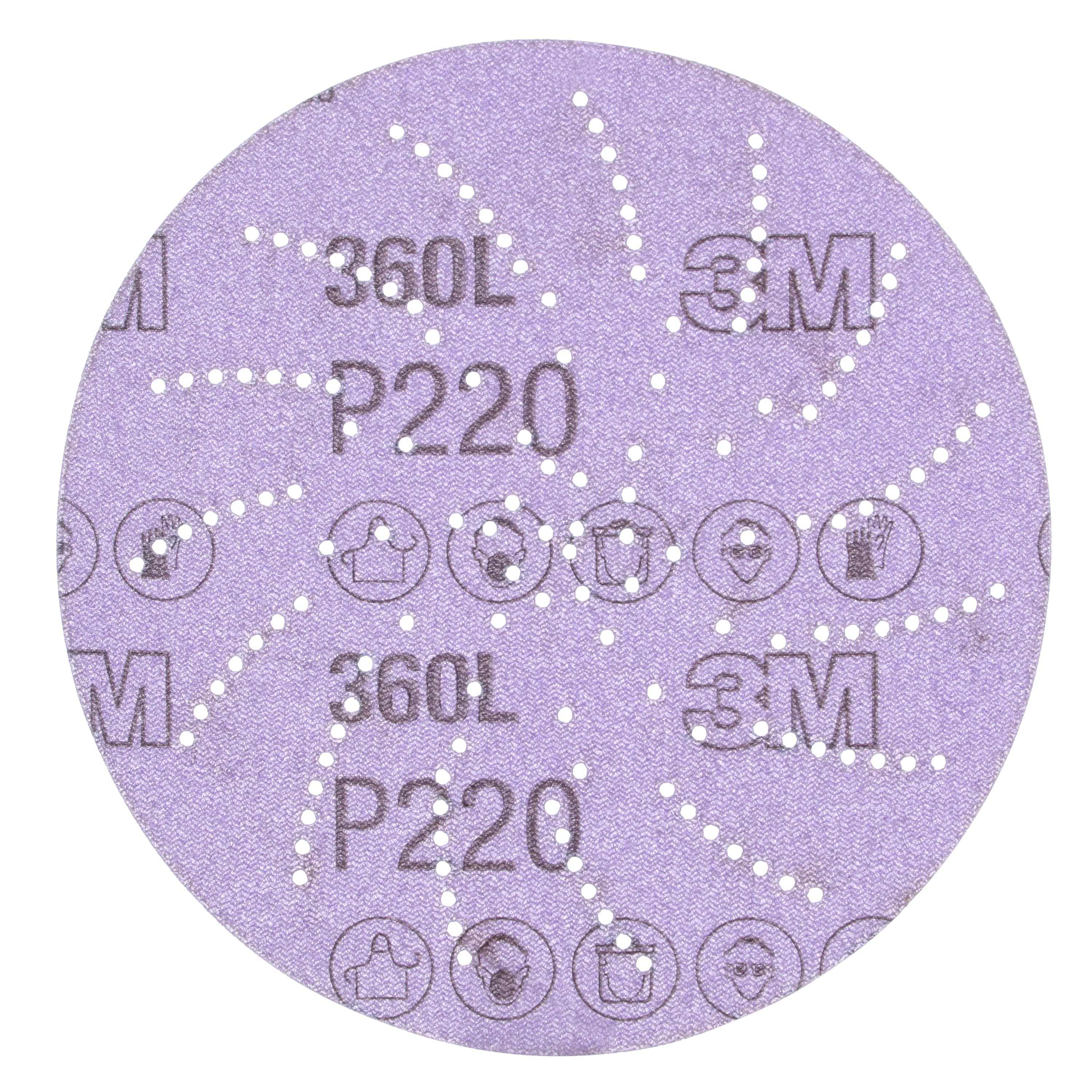 3M Xtract Film Disc 360L, P220 3MIL, 5 in_2