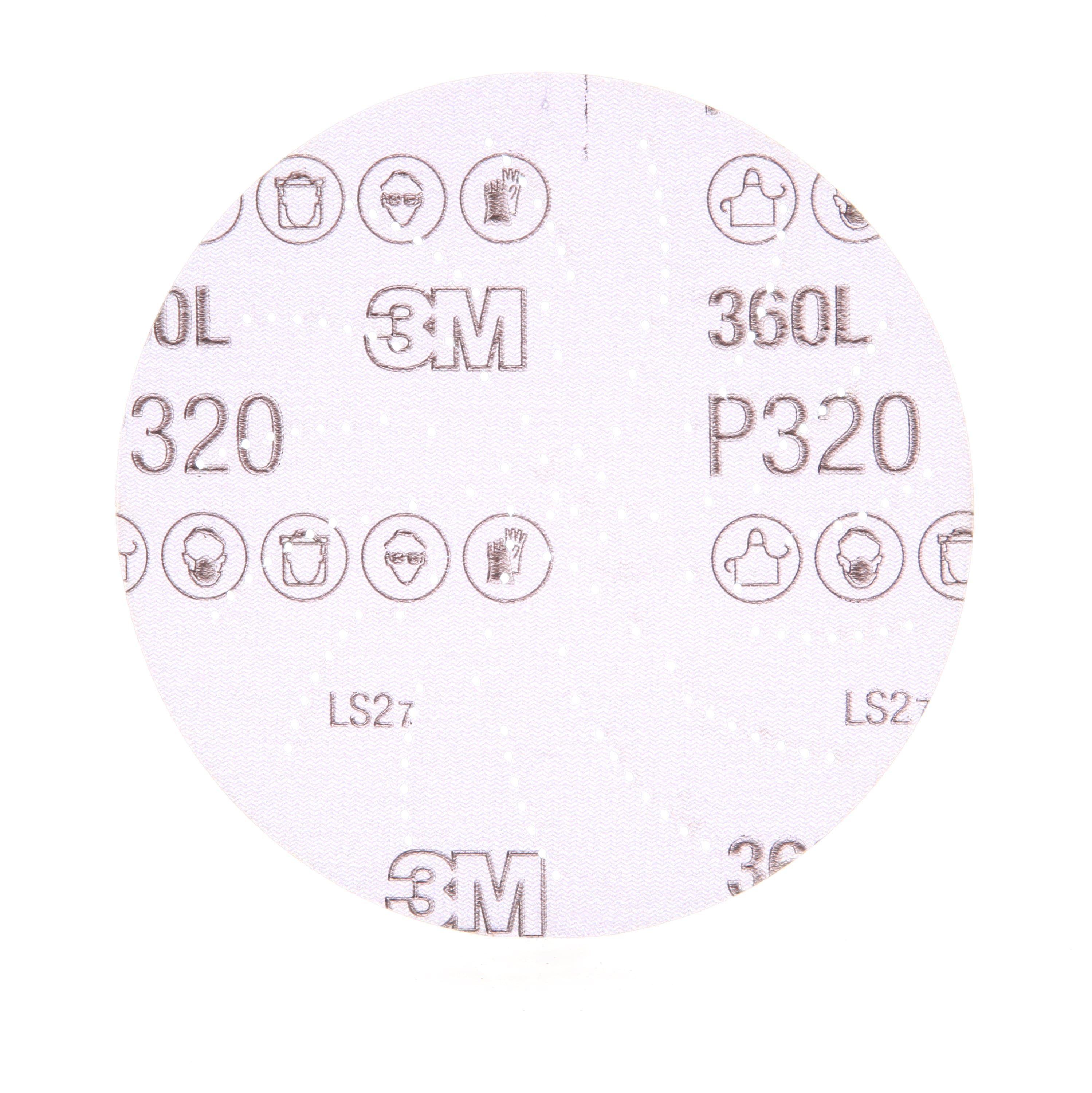 3M Xtract Film Disc 360L, P320 3MIL, 5 in