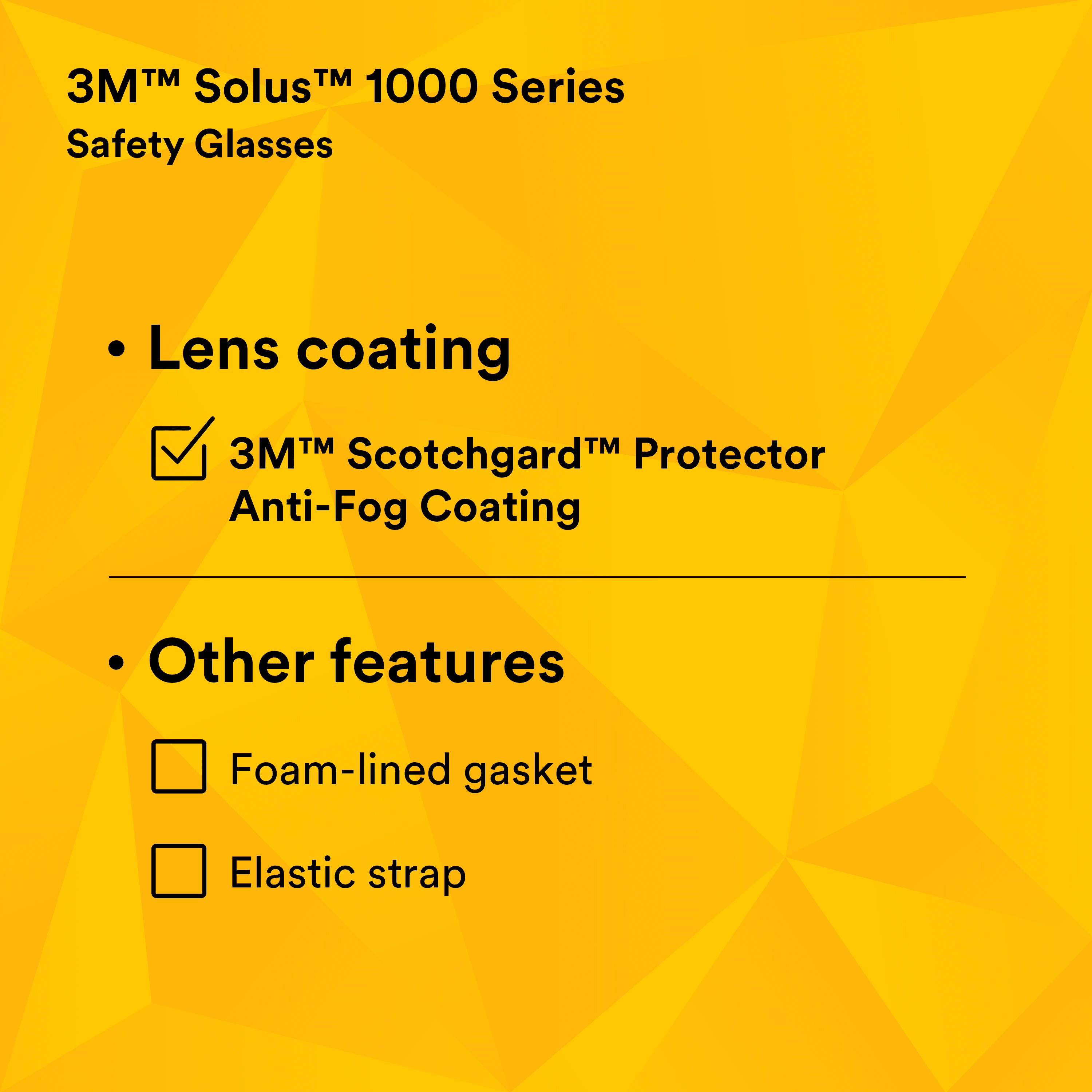 3M Solus 1000-Series Safety Glasses S1201SGAF, Green/Black, Clear Scotchgard Anti-Fog Lens_3