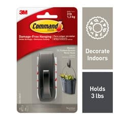 Command Modern Reflections Medium Metal Hook, Oil Rubbed Bronze MR02-ORB-ES