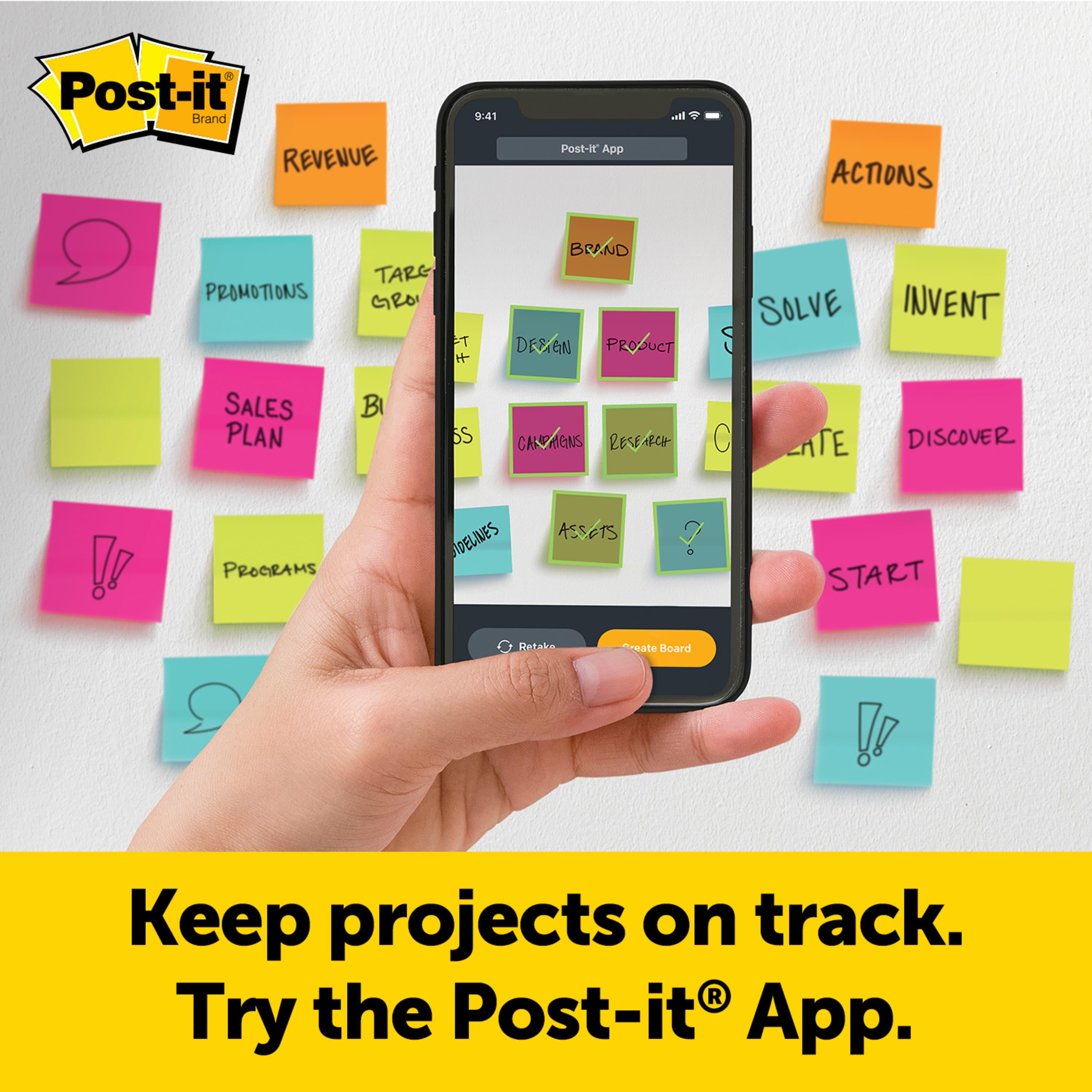 Post-it Super Sticky Wall Easel EH559-2PK, 15 in x 3.25 in (38,1 cm x 8,25 cm), 2-Pack_0