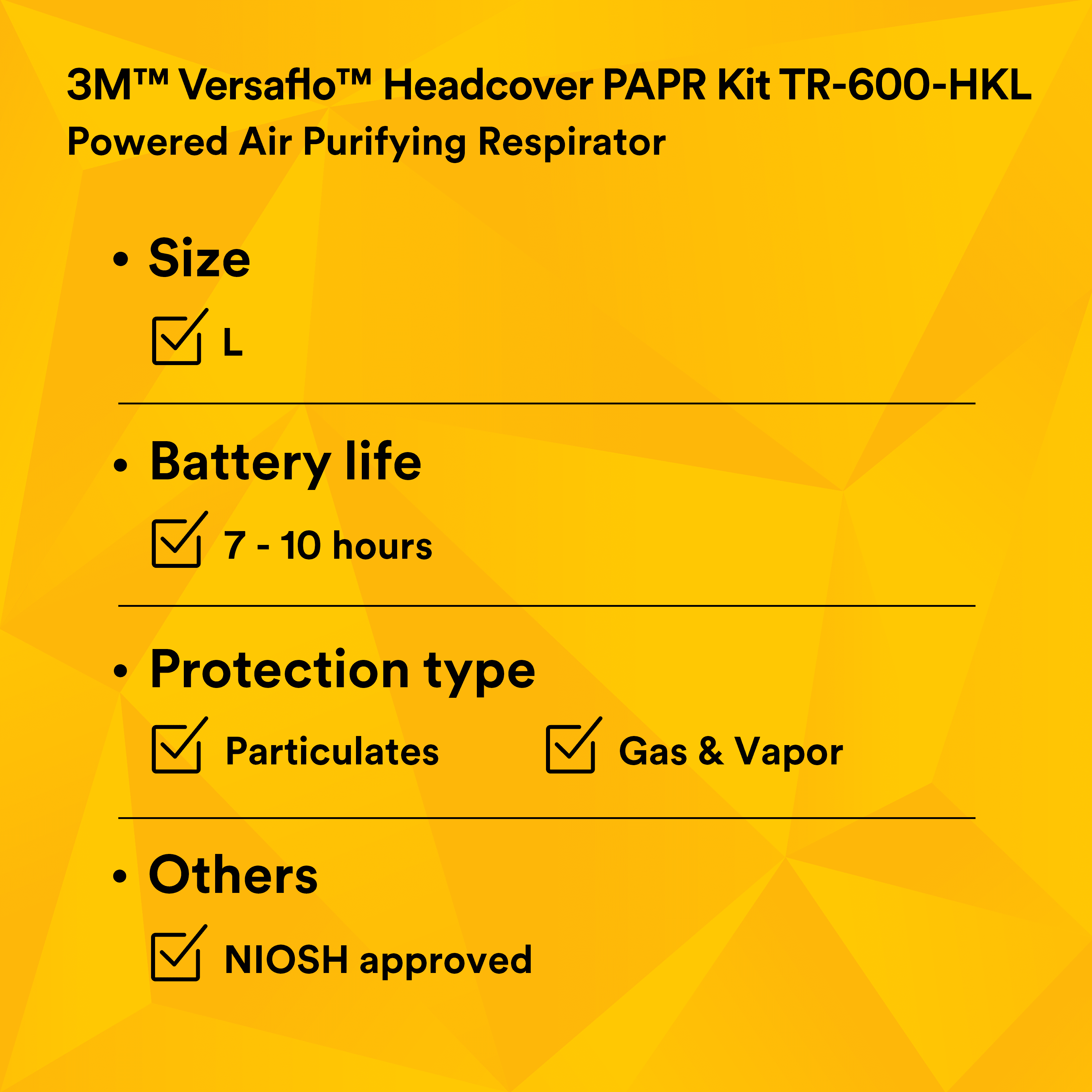 3M™ Versaflo™ Healthcare PAPR Kit TR-600-HKL_1