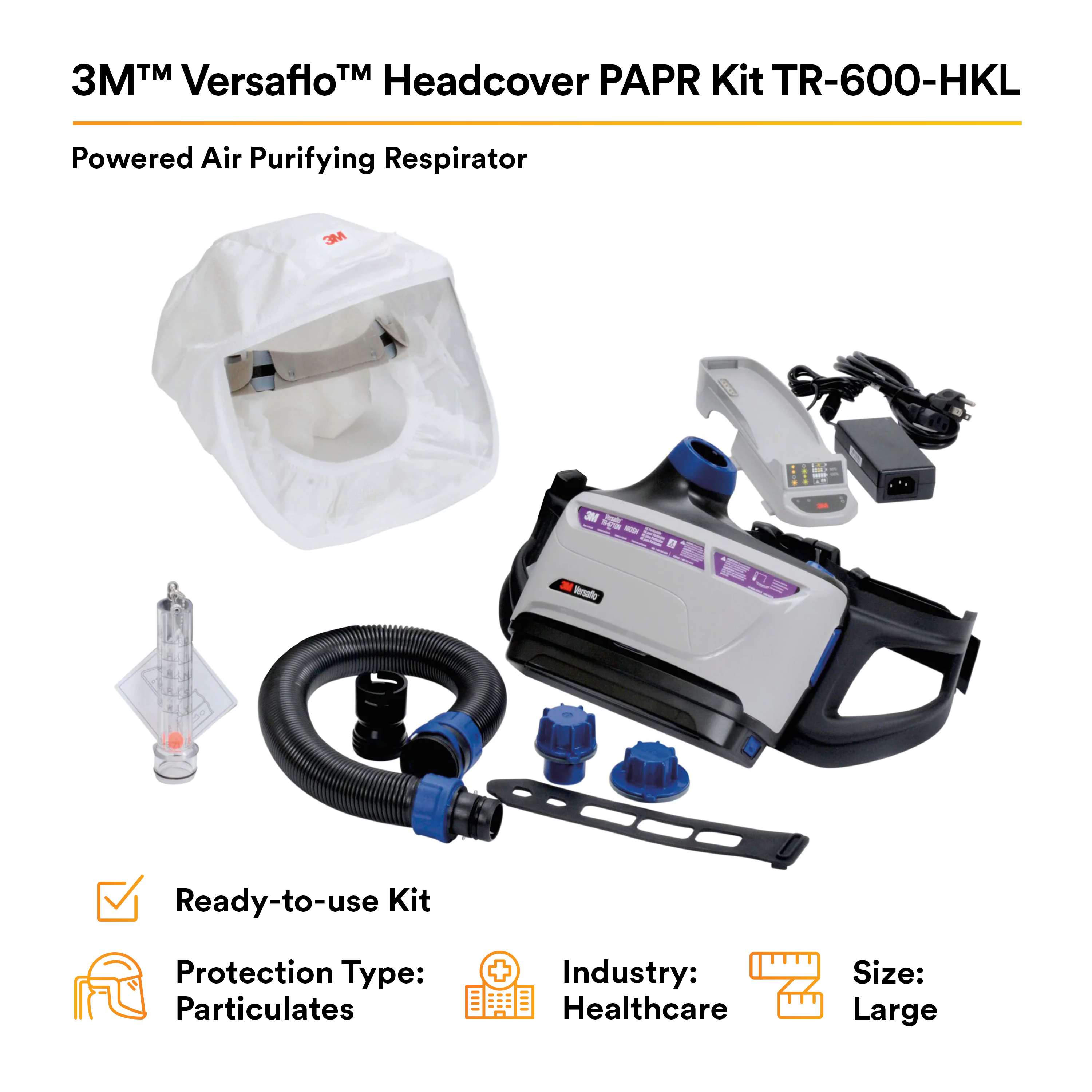 3M™ Versaflo™ Healthcare PAPR Kit TR-600-HKL_0