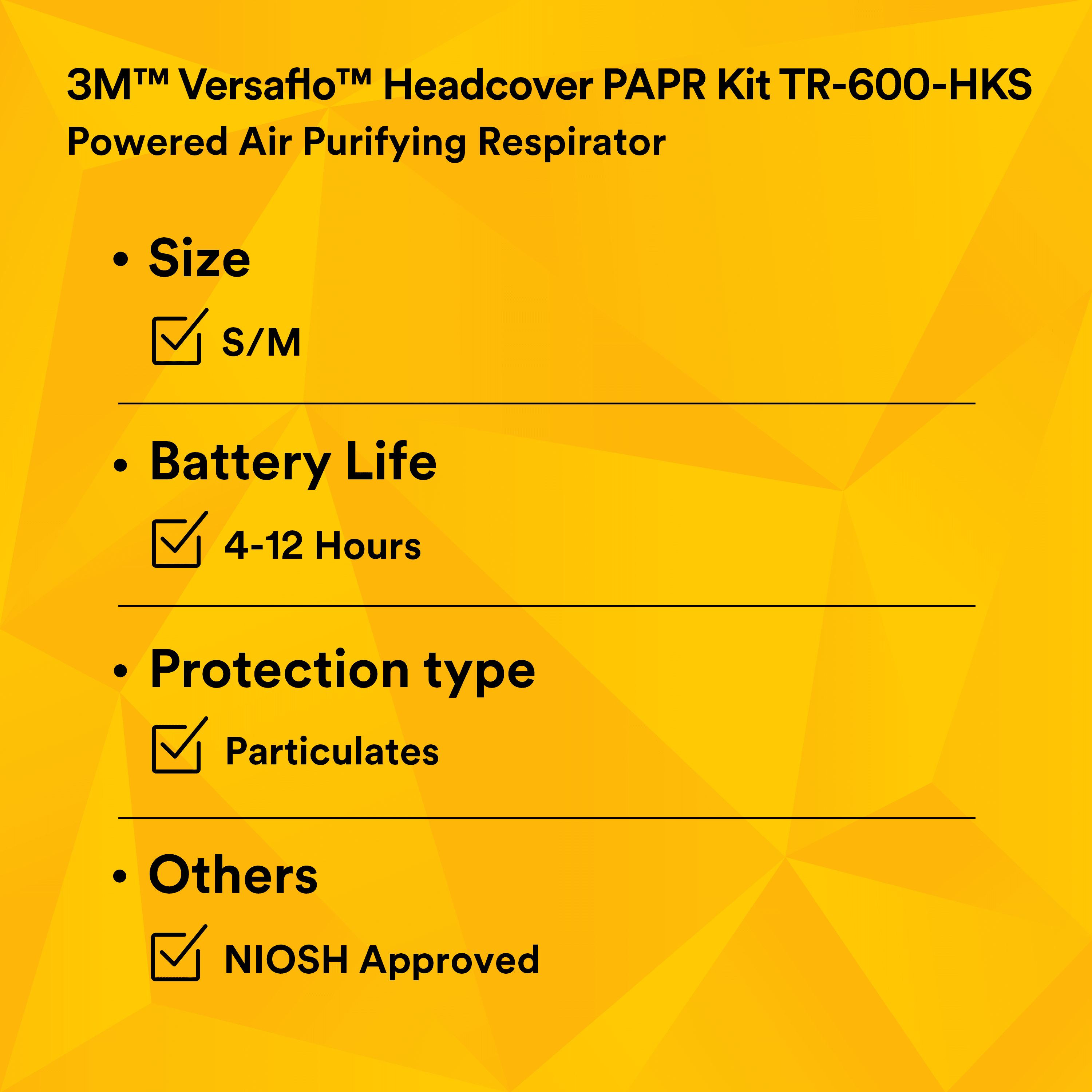 3M™ Versaflo™ Healthcare PAPR Kit TR-600-HKS_2