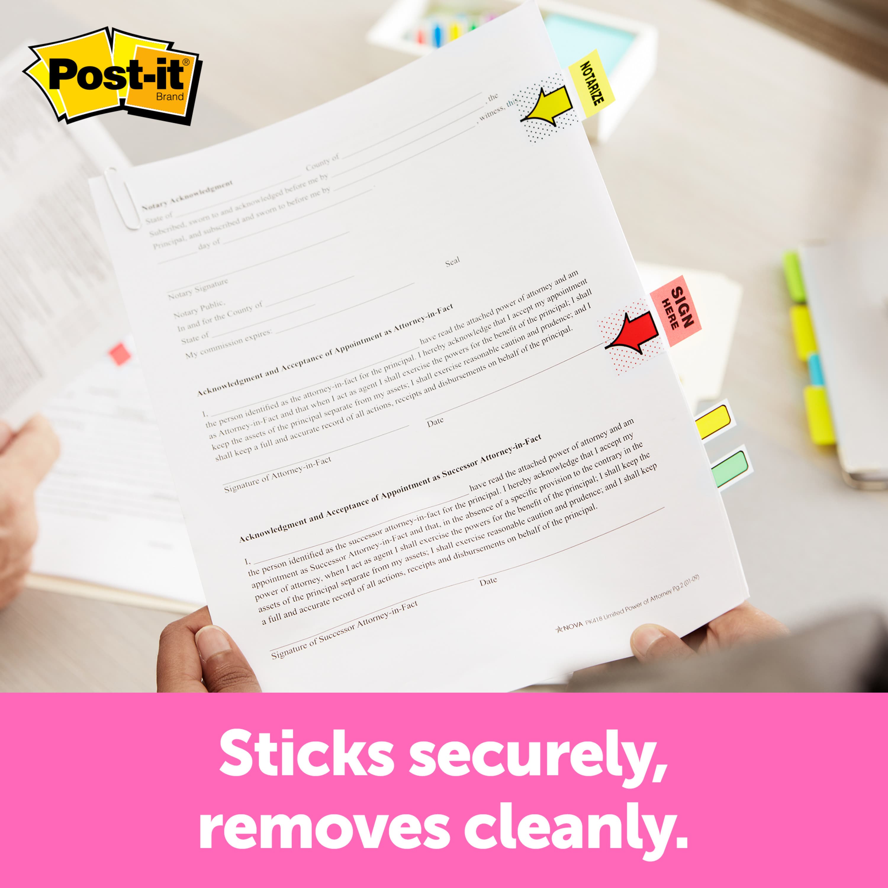 Post-it Flags, 680-HVSD, 1 in. x 1.7 in. (25,4 mm x 43,2 mm)_1
