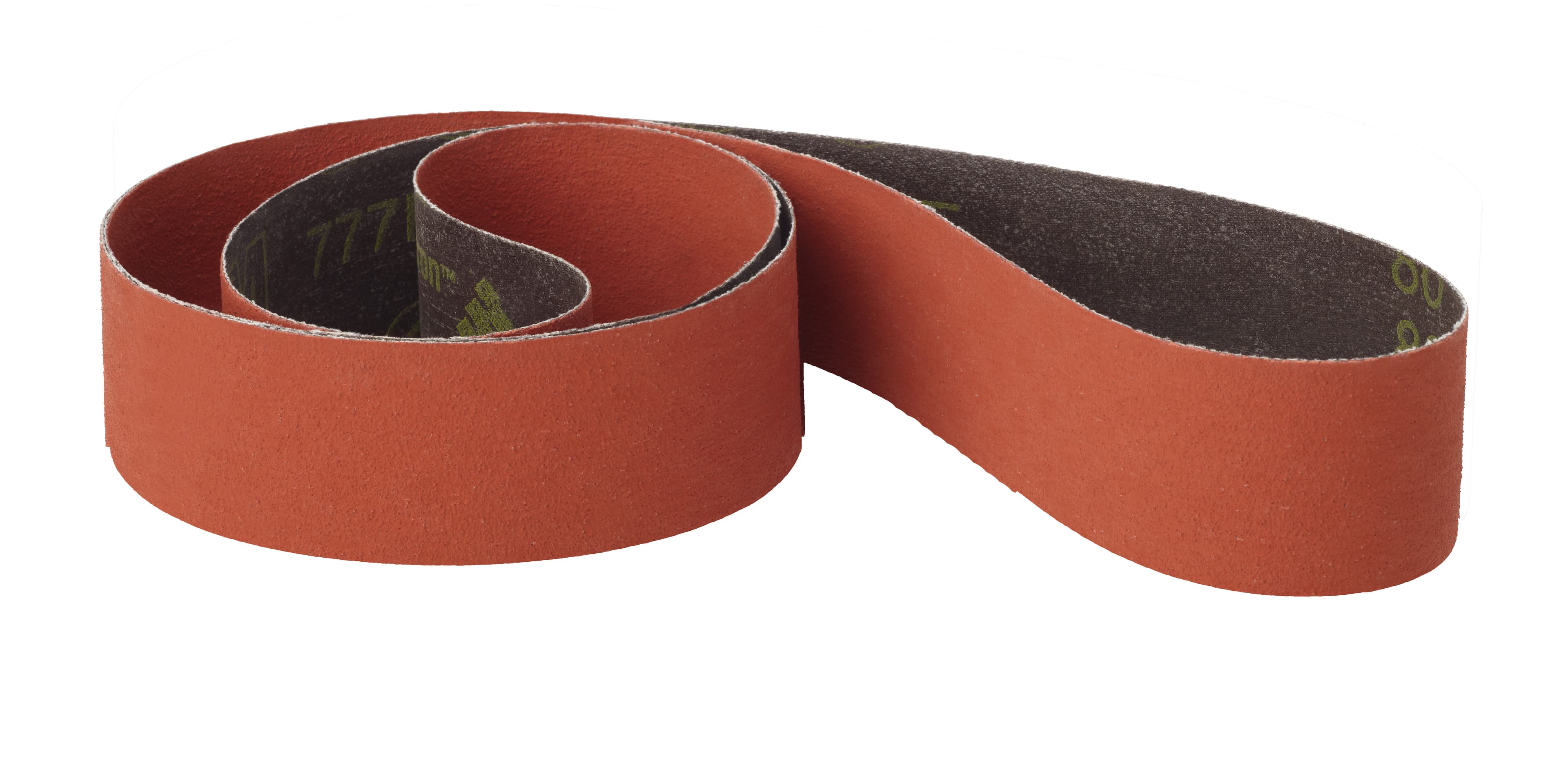 3M Cloth Belt 777F, P120 YF-weight, 3 in x 10-11/16 in, Fabri-lok, L-flex