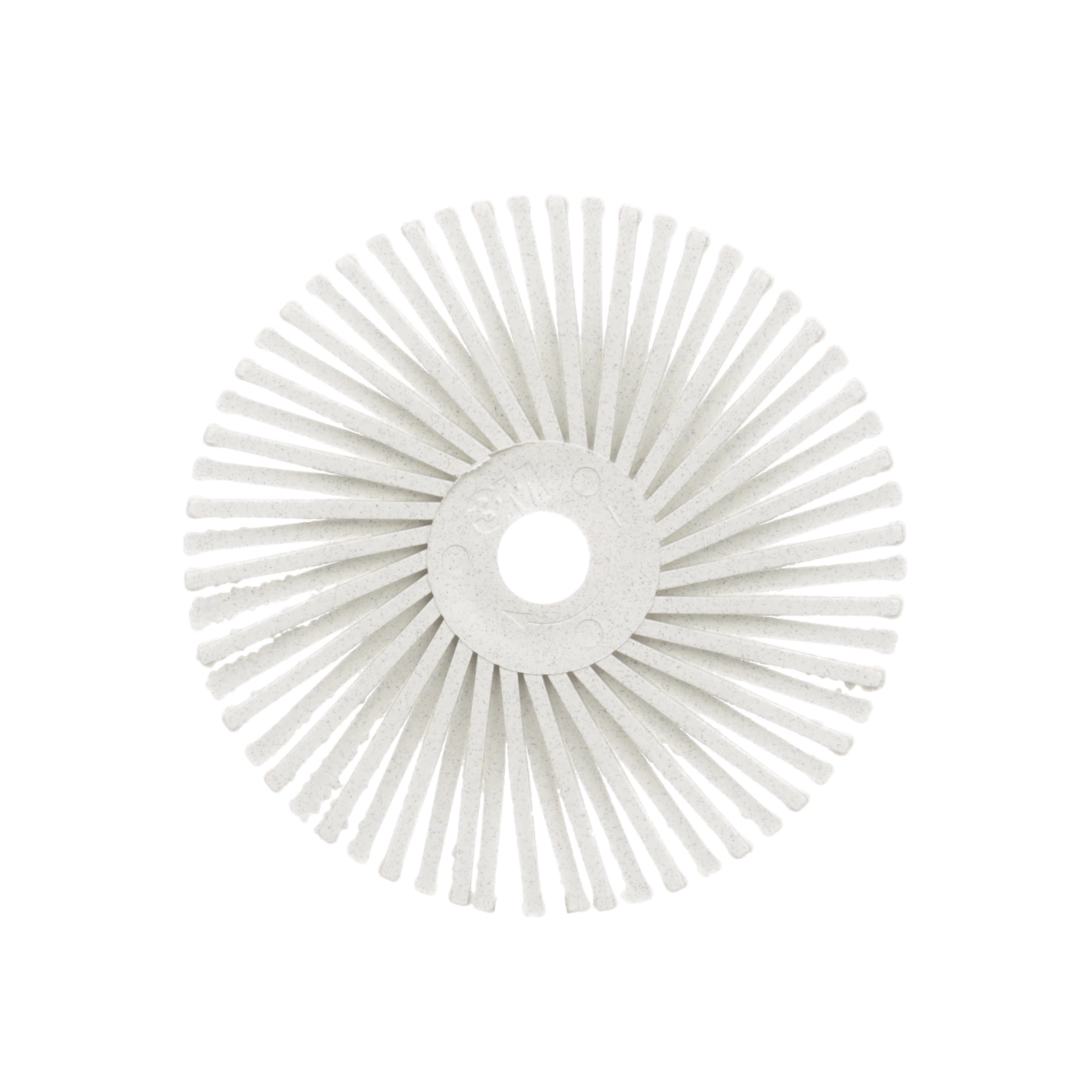 Scotch-Brite Radial Bristle Disc, RB-ZB, 120, 3 in x 3/8 in