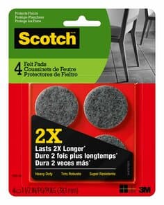 Scotch Heavy Duty Felt Pads, SP871-NA, 1.5 inch