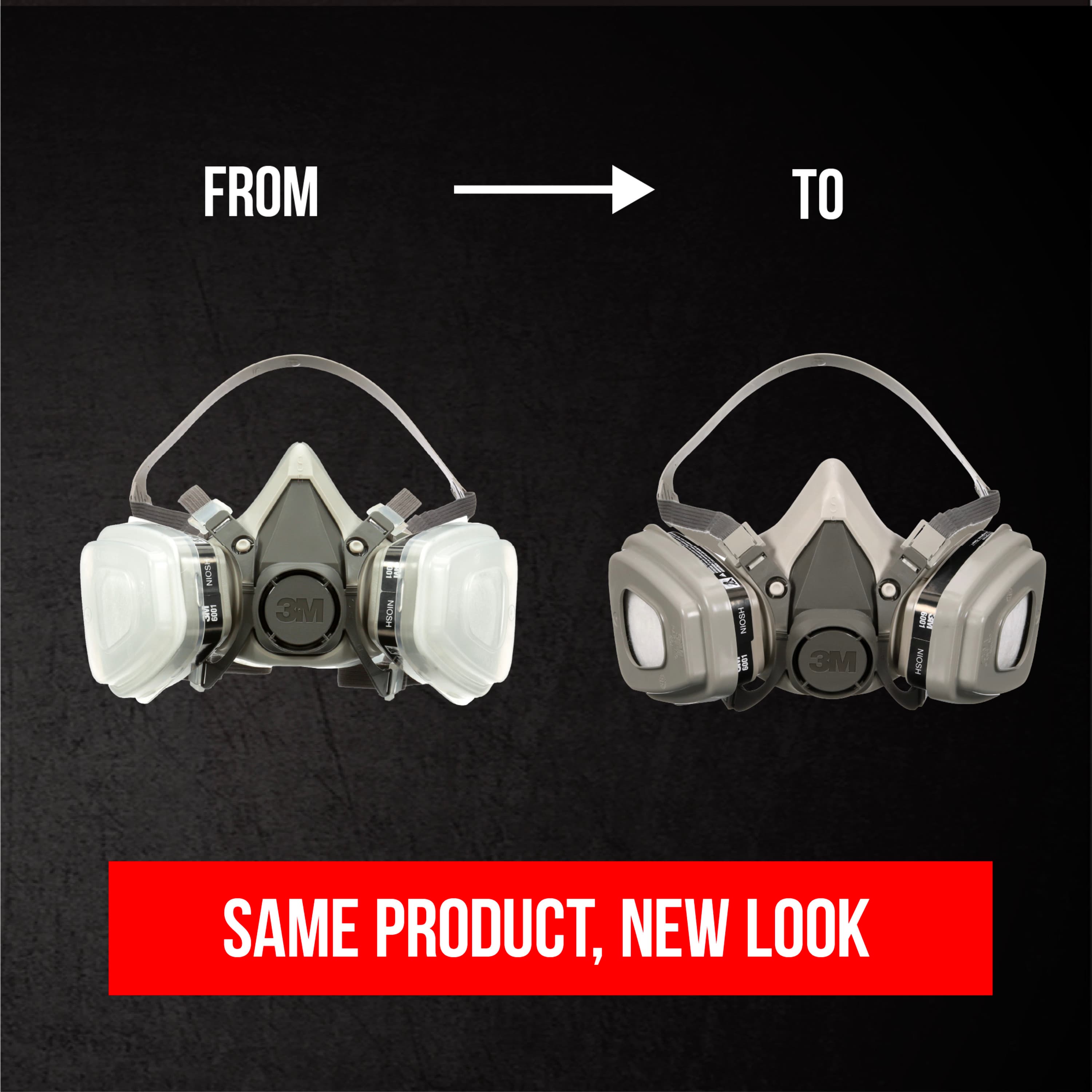 3M Performance Reusable Paint Project Respirator OV/P95, 6211P1-DC, Size Medium, 1 each/pack_1