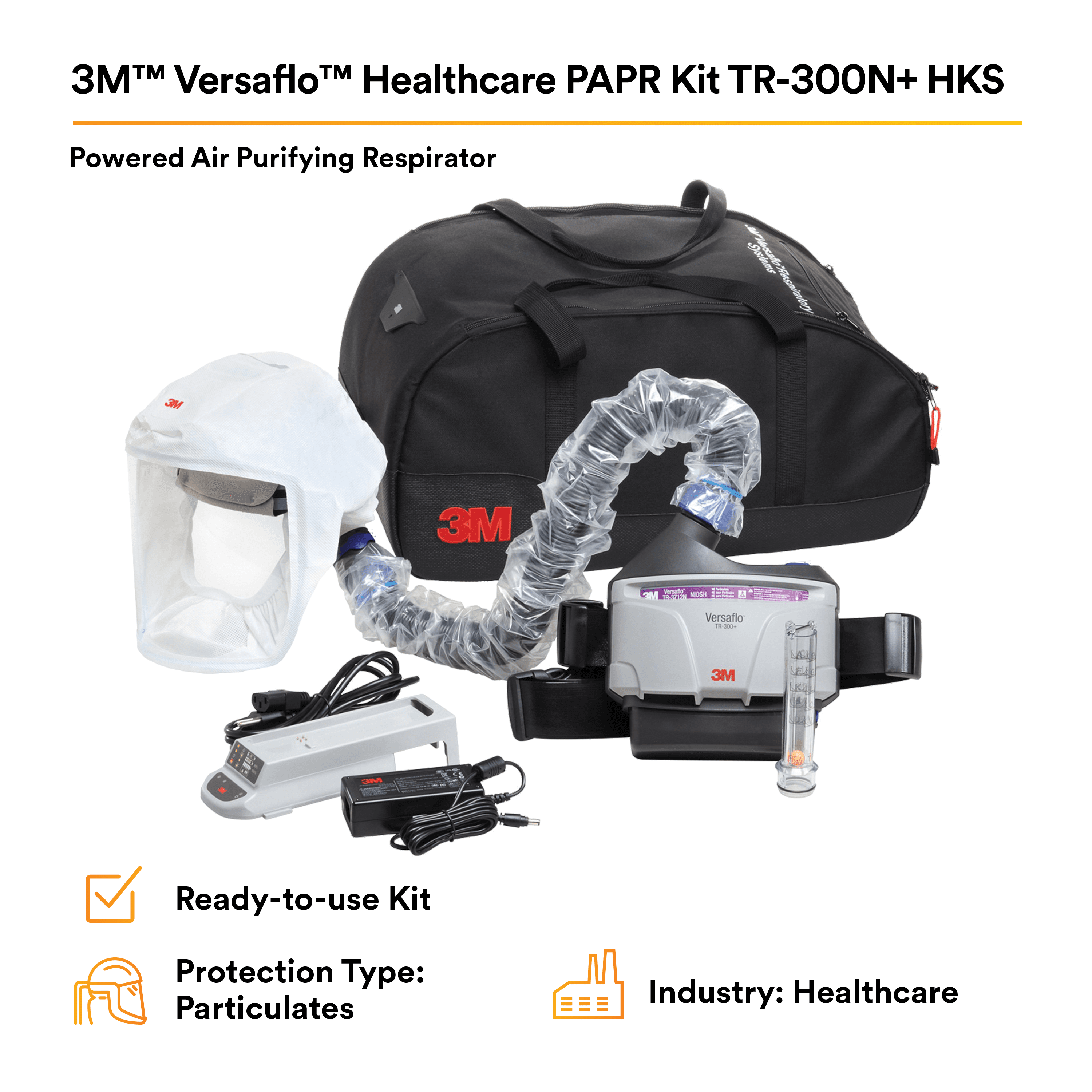 3M™ Versaflo™ Healthcare PAPR Kit TR-300N+ HKS_2