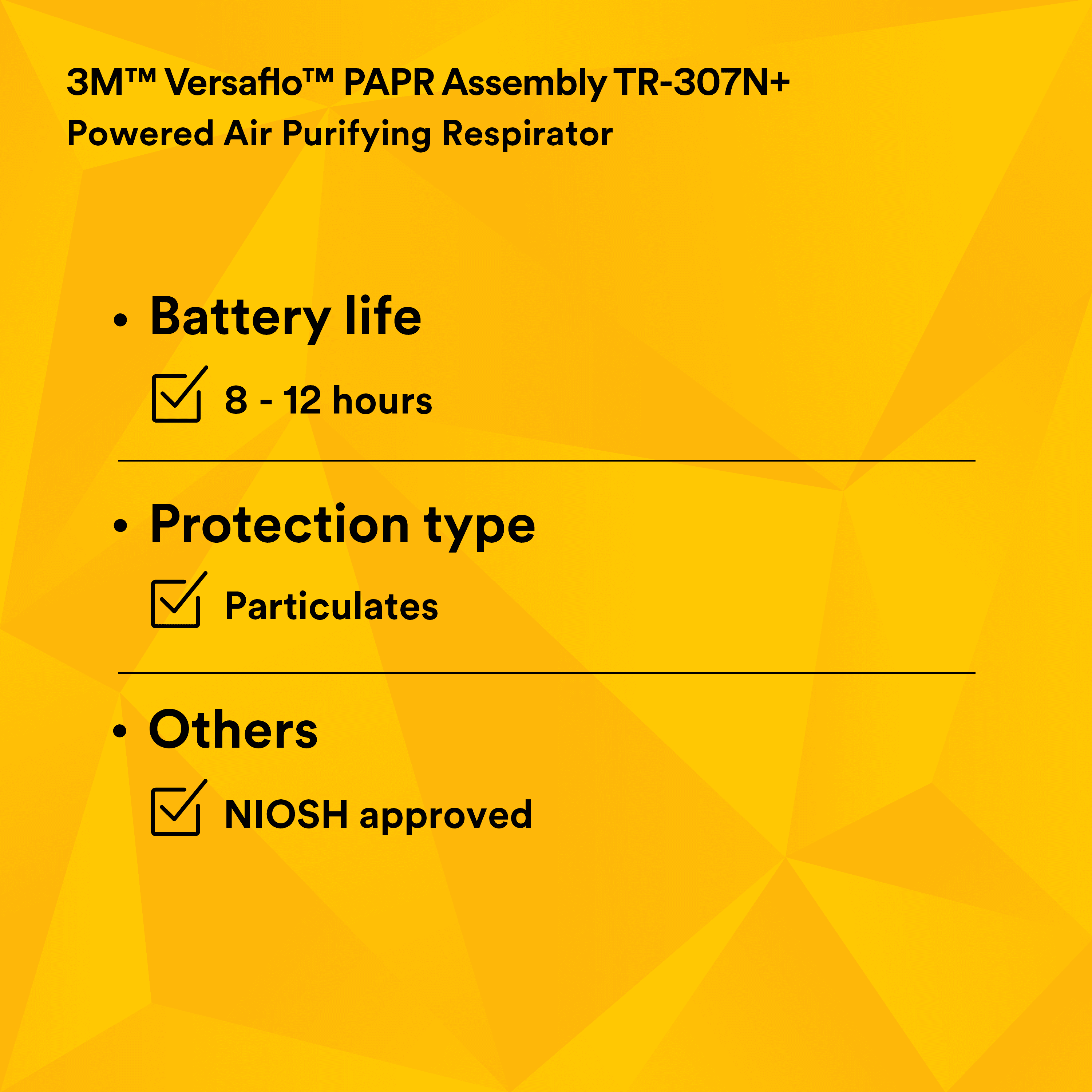 3M™ Versaflo™ PAPR Assembly TR-307N+_2