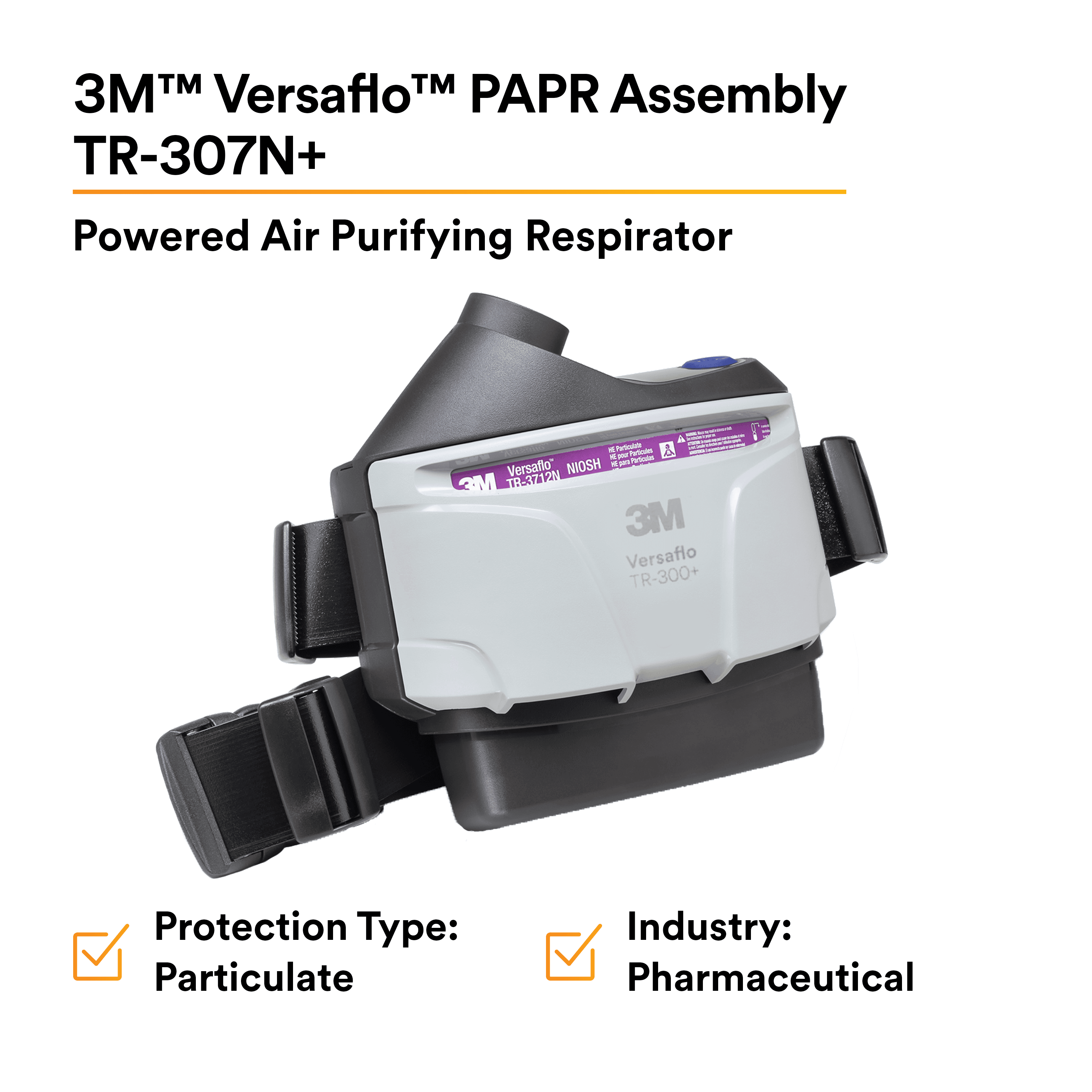 3M™ Versaflo™ PAPR Assembly TR-307N+_1