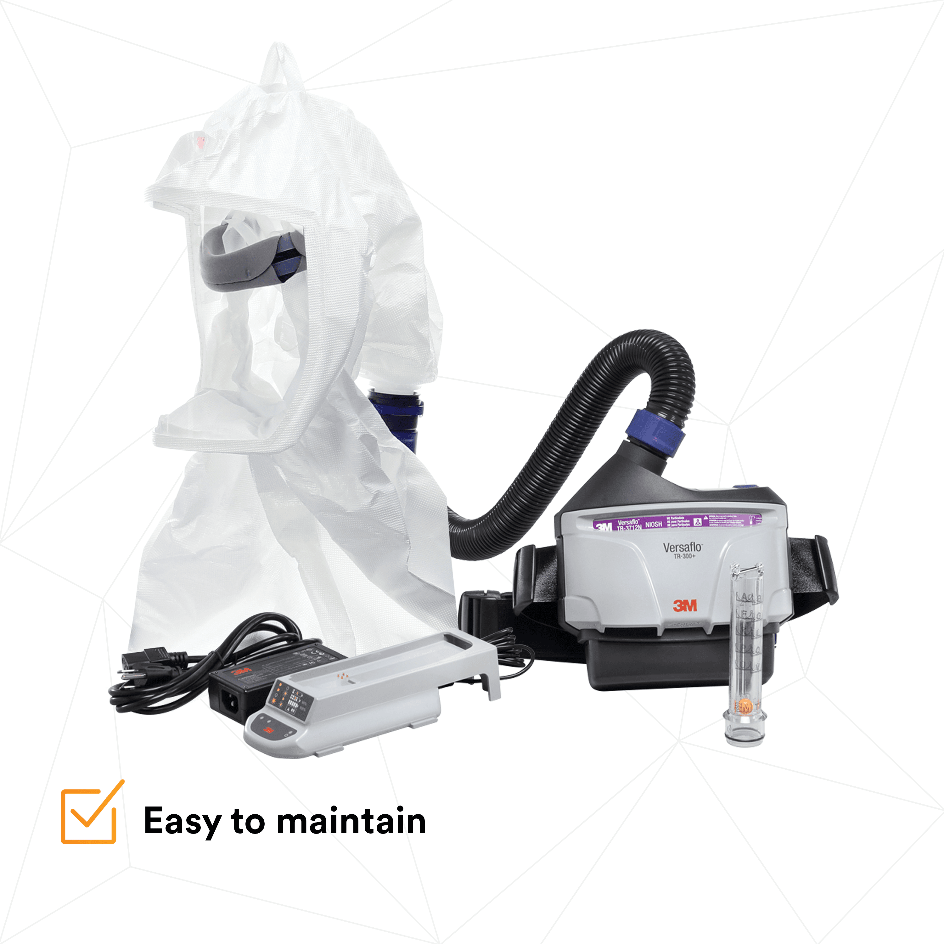 3M™ Versaflo™ Easy Clean PAPR Kit TR-300N+ ECK_1