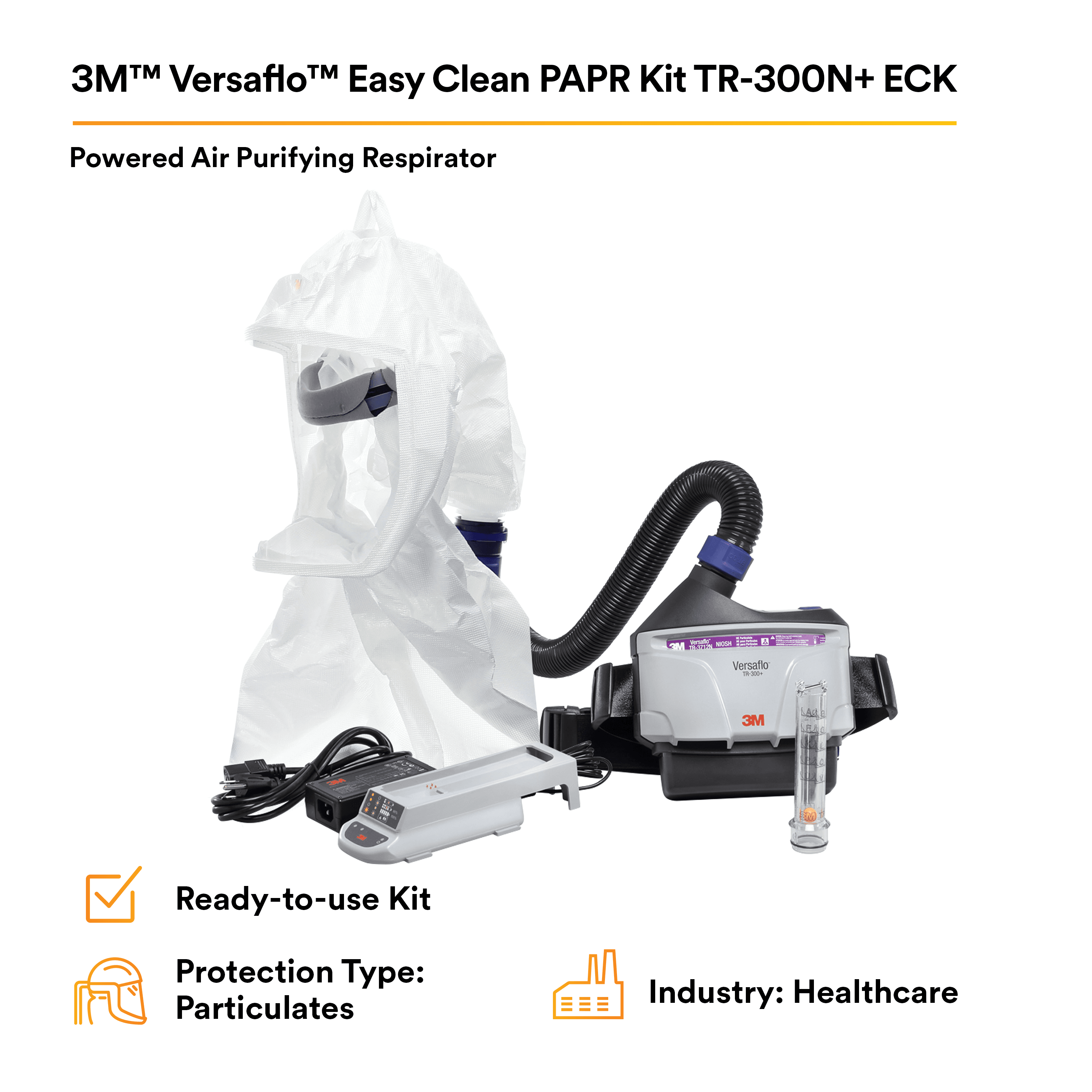 3M™ Versaflo™ Easy Clean PAPR Kit TR-300N+ ECK_2