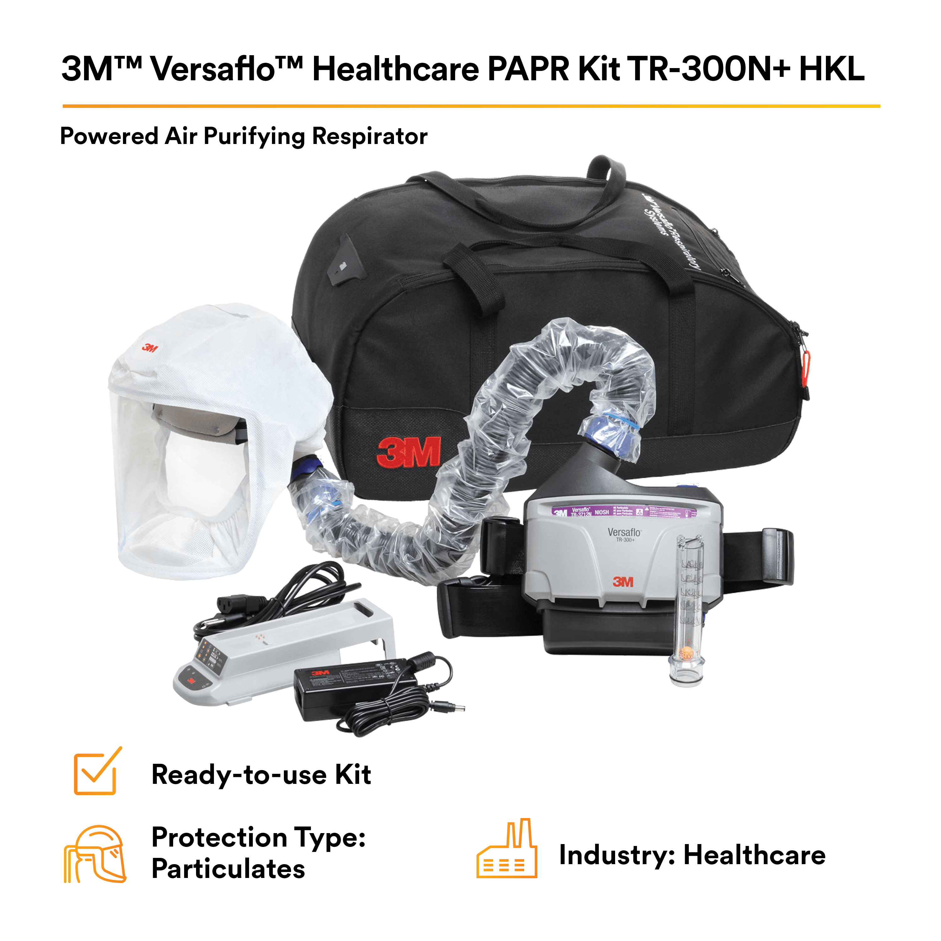 3M™ Versaflo™ Healthcare PAPR Kit TR-300N+ HKL_2