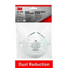 3M™ Home Dust Mask, 8661H15-DC, 15 eaches/pack, 12 packs/case