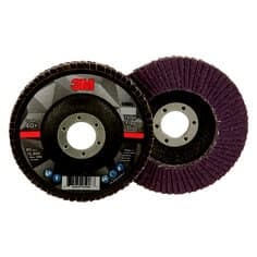 3M Flap Disc 769F, 40+, T29, 4-1/2 in x 7/8 in