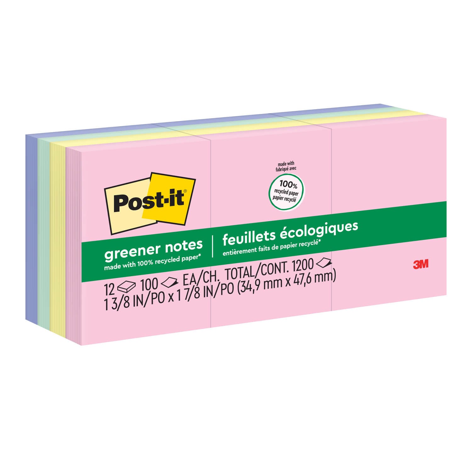 Post-it Notes 653-24VAD, 1 3/8 in x 1 7/8 in (34.9 mm x 47.6 mm)_6