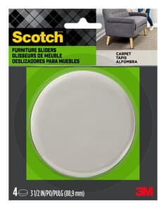 Scotch Sliders SP652-NA, Reusable Hard 3.5-In 4/Pk