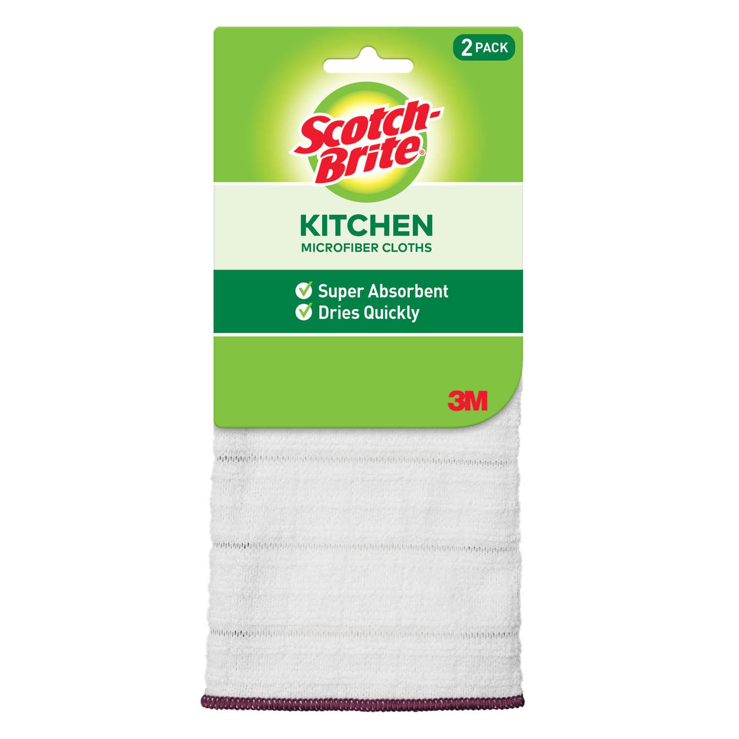 Scotch-Brite¬Æ Microfiber Kitchen Cloths 2-pk 9032-2,12/2