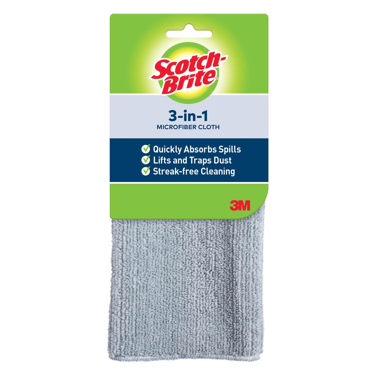 Scotch-Brite‚Ñ¢ Microfiber 3-in-1 Cloth 9070, 12/1