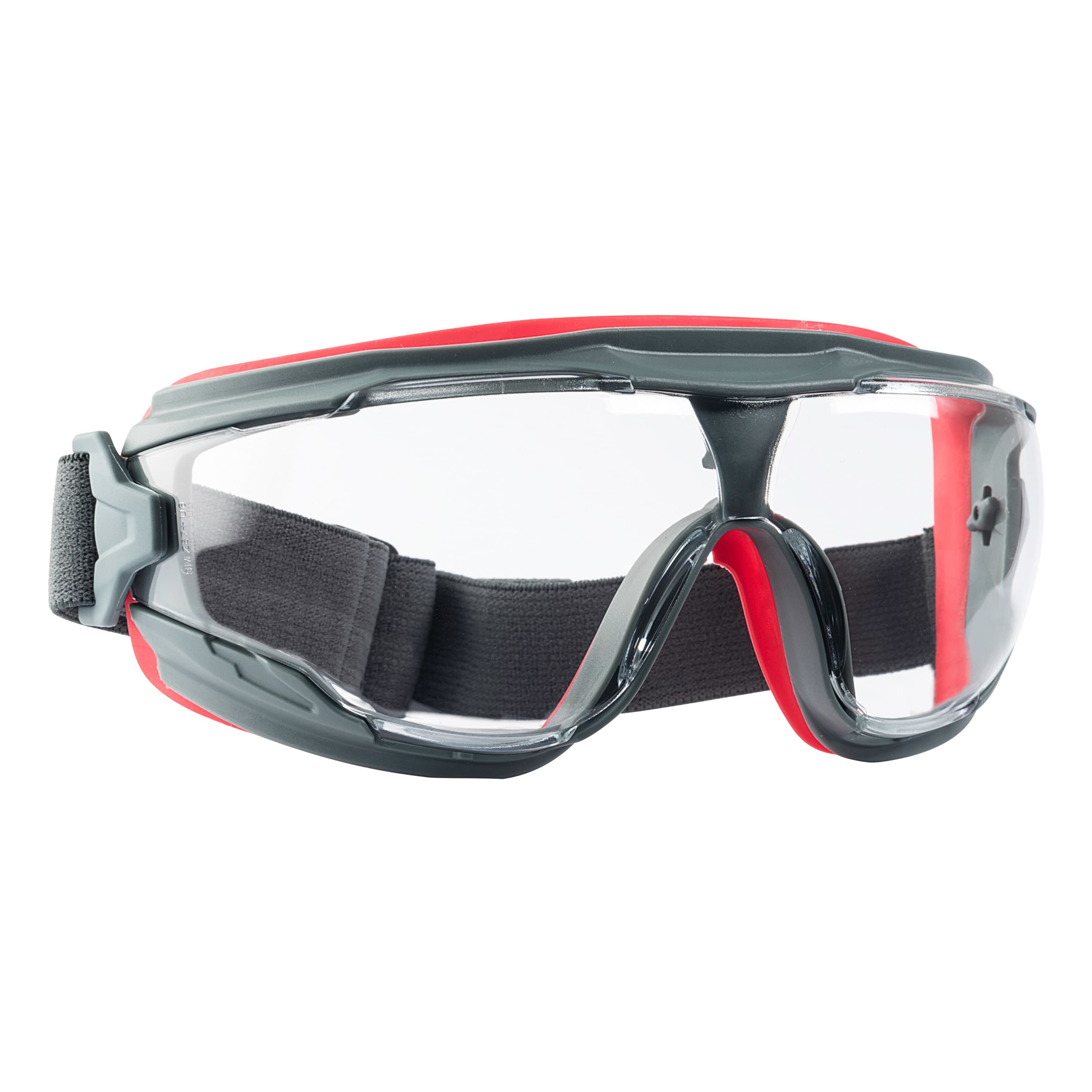 3M Anti-Fog Goggle with Scotchgard Protector 47212H1-VDC, Gray/Red, Clear Lens_6