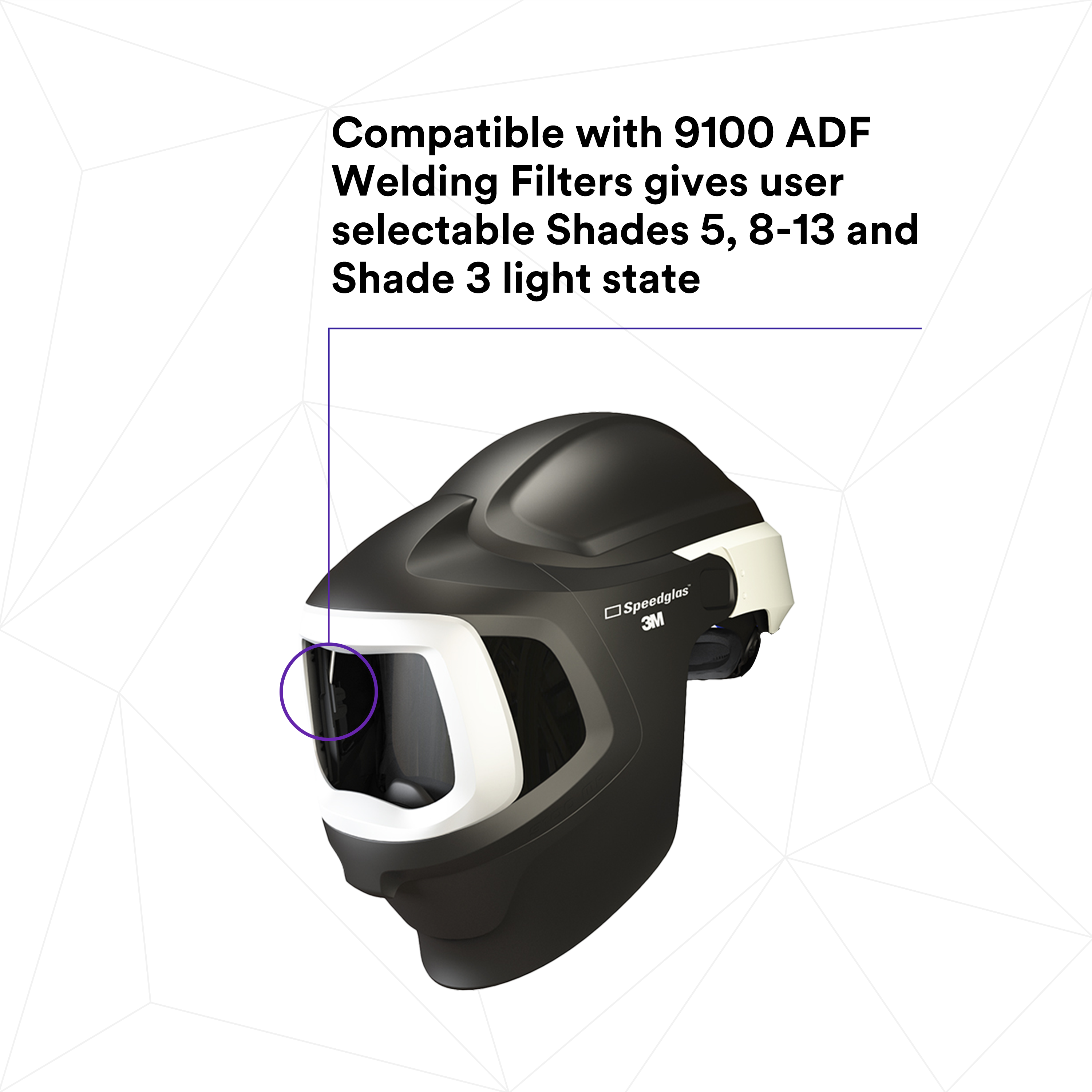 3M™ Adflo™ Powered Air Purifying Respirator HE System with 3M™
Speedglas™ Welding Helmet 9100 MP, 37-1101-00SW_16