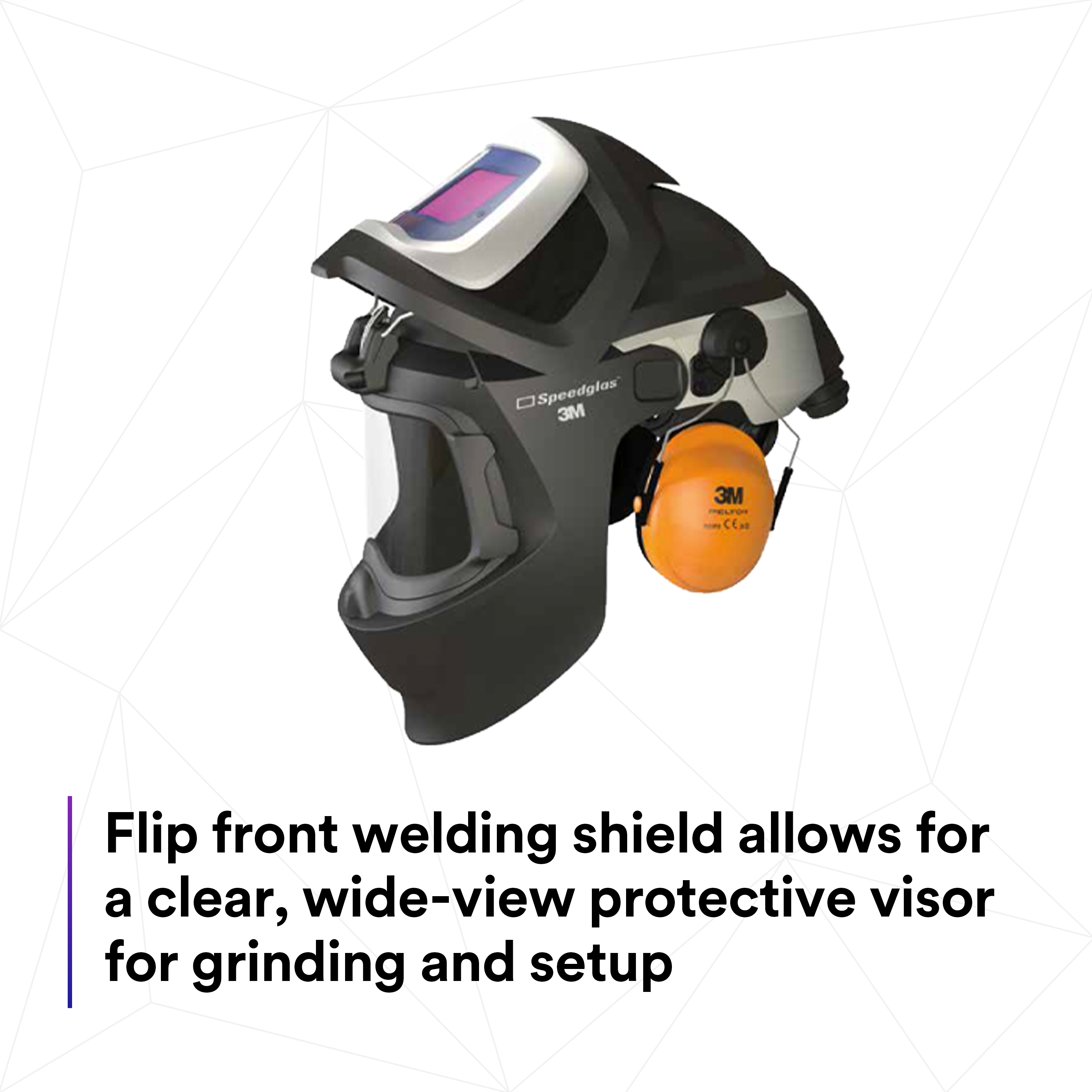 3M™ Adflo™ Powered Air Purifying Respirator HE System w 3M™ Speedglas™
Welding Helmet 9100 MP, 37-1101-30iSW_10