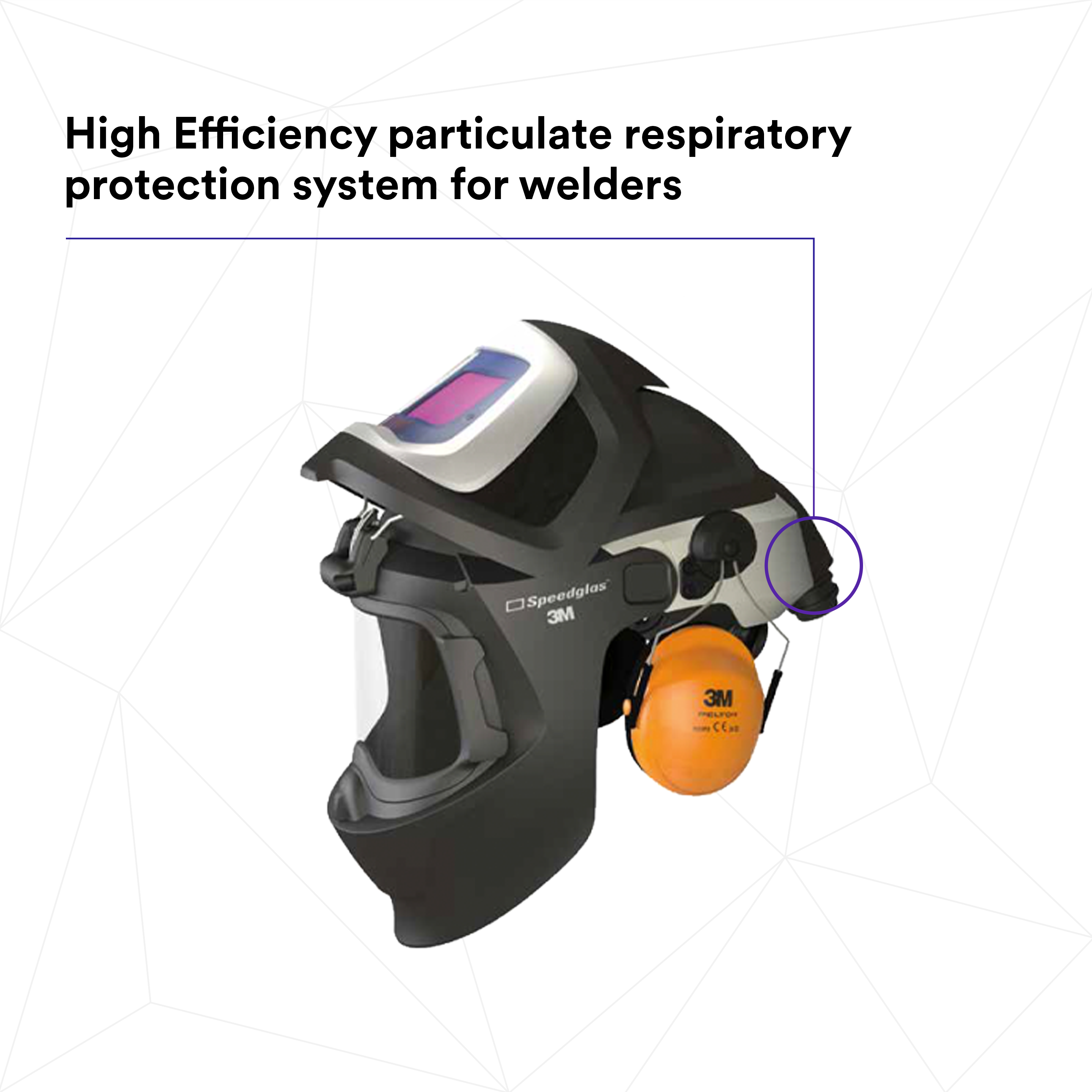 3M™ Adflo™ Powered Air Purifying Respirator HE System w 3M™ Speedglas™
Welding Helmet 9100 MP, 37-1101-30iSW_2